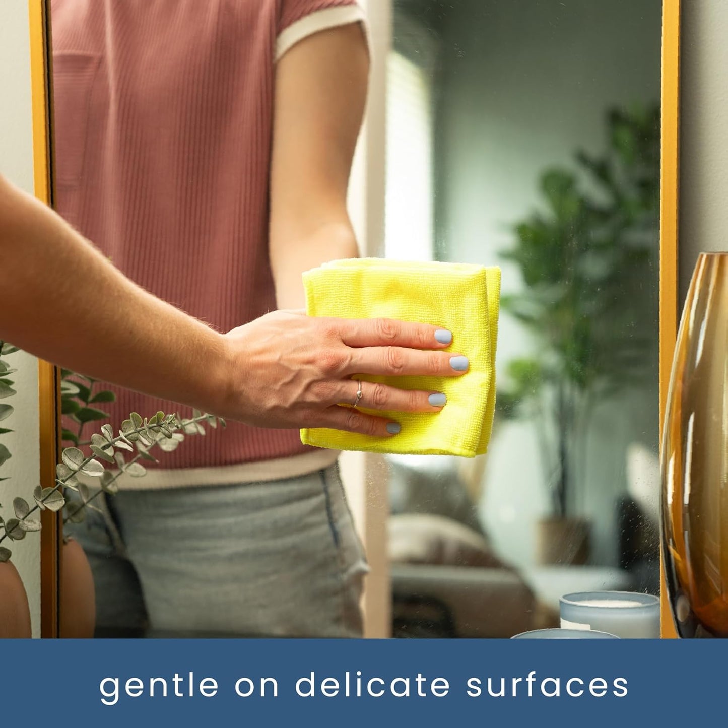 S&T INC. 12 Pack Microfiber Cleaning Cloth, Bulk Towels for Home, Reusable Microfiber Towels for Cars, Cleaning Rags, Assorted, 11.5 Inches x 11.5 Inches, 12 Count