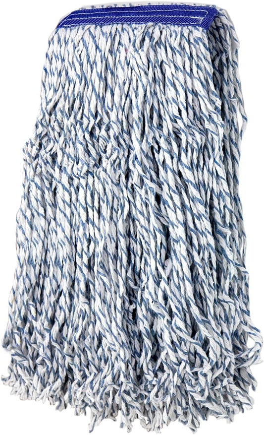 KLEEN HANDLER Cut End Finish Mop | 1.25" Universal Headband, Maximum Absorption Finishing Mop, Pack of 1