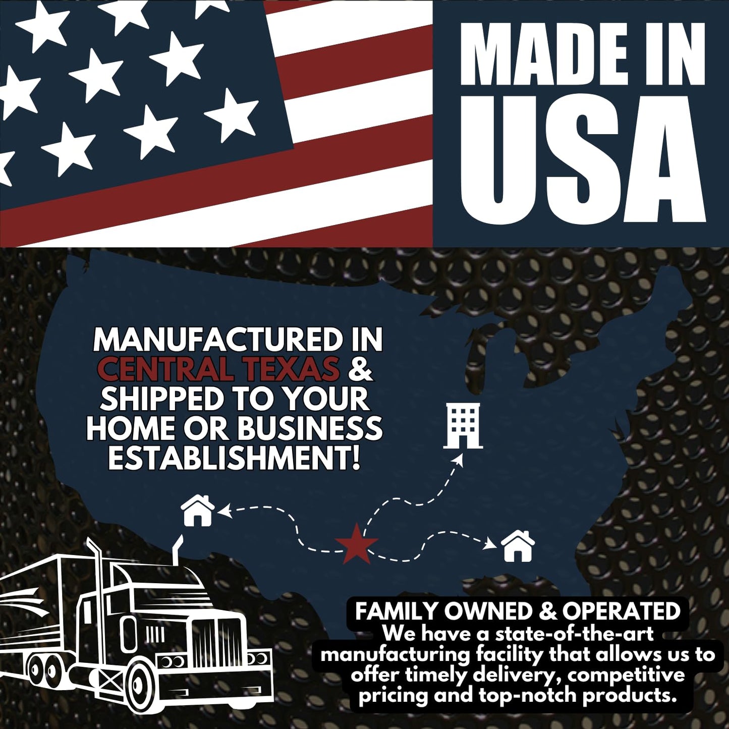 COATEDOUTDOORFURNITURE RFT-TXTPUR Heavy Duty Round Trash Receptacle with Flat Top, Liner Included, 32 Gallon, Textured Purple, Made in America