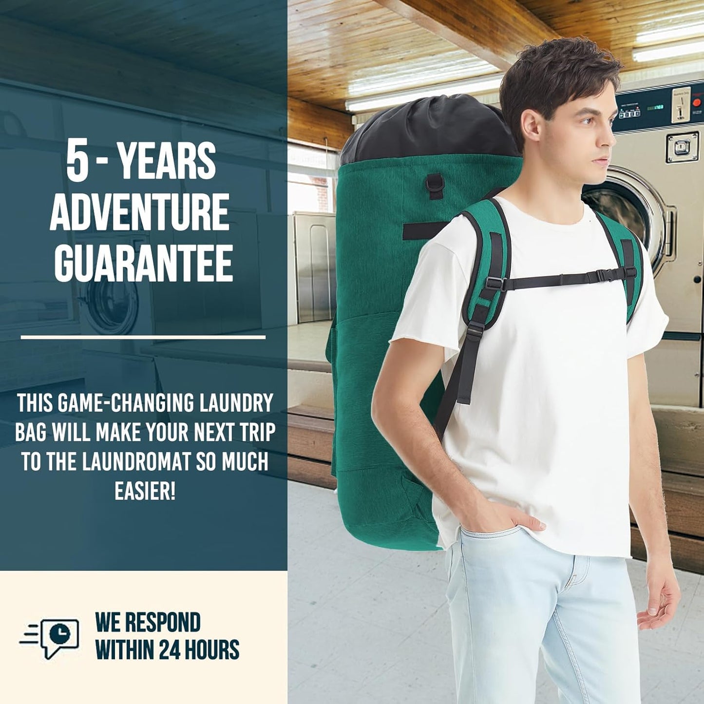 Laundry Backpack with Shoulder Straps，Laundry Bag Extra Large 115L，Laundry Backpack Heavy Duty with 4 Pockets, College Laundry Bags for Dorm Room， Sturdy Clothes Hamper Bags，Laundry Hamper Bag XXL