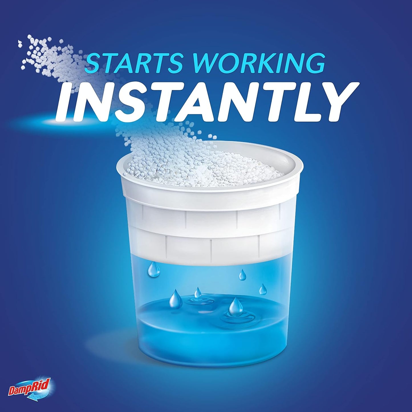 DampRid Refill Bag, 4-Pack - Fresh Scent Moisture Absorbers for Rooms with Excess Humidity, Long-Lasting, Eliminates Musty Odors and Creates Fresher Air, 4/2 lb. 12 oz (1.24 kg)