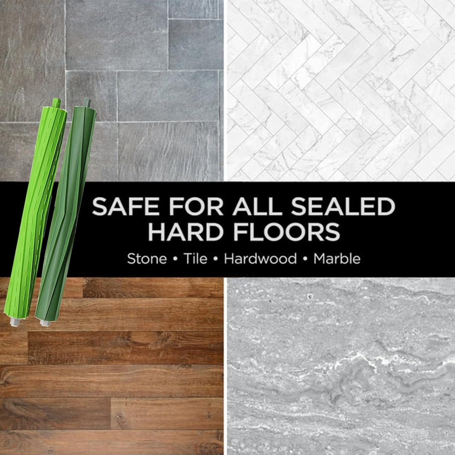 4 Set s9 replacement rollers Compatible with iRobot Roomba s9 (9150) s9+ s9 Plus (9550) s Series Vacuum Cleaner Multi-Surface Rubber Brushes,Roomba s Series roller brushes