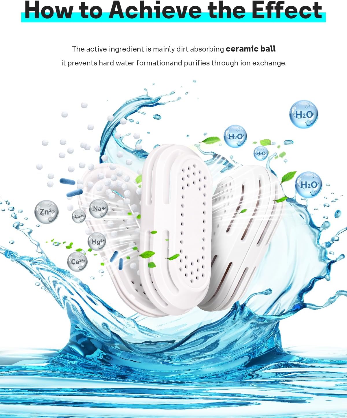 Leemone 4 Pack Humidifier Water Softener Cleaning Demineralization Cartridge Compatible with All LEVOIT Top Fill Humidifiers, Calcium and Magnesium Ion Softening