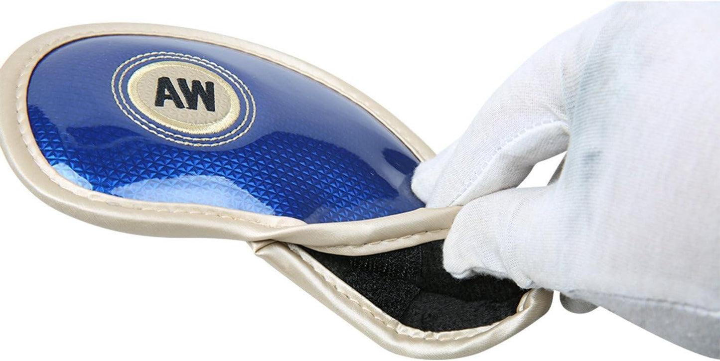 HISTAR 10pcs Crystal Pu Leather Golf Iron Head Covers Set Iron Club Headcover