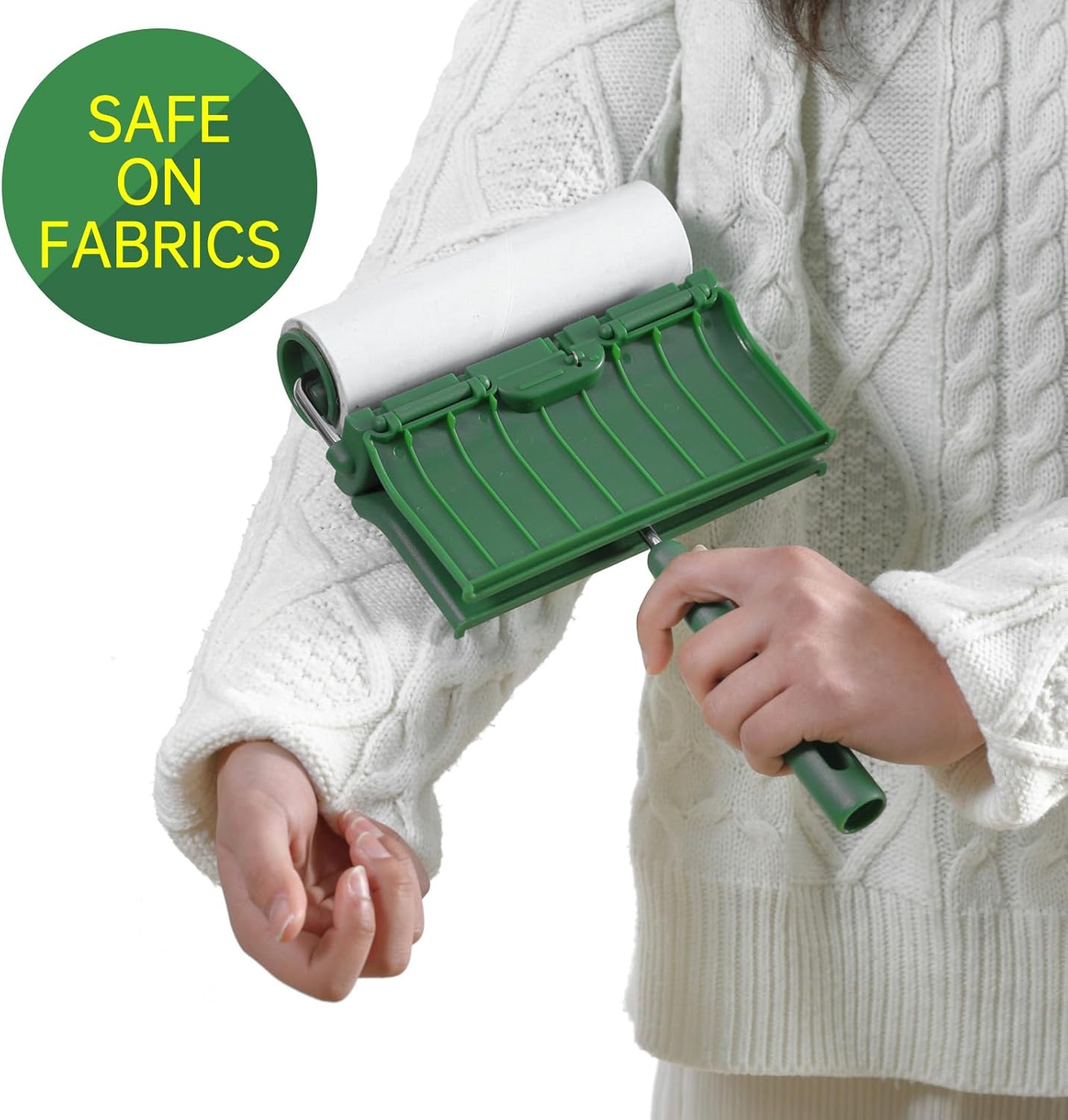 Fedicelly Large Lint Rollers Pet Hair Extra Sticky Furniture,Cat Dog Hair Remover Laundry Clothes Carpet,6.3 inches Wider with 320 Sheets Giant Lint Remover Brush for Couch