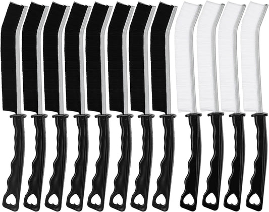 12Pcs Hard Bristle Crevice Cleaning Brush, Grout Cleaner Brush, Multifunctional Gap Cleaning Tool for Household Use, Bathroom, Kitchen, Window,Toilet