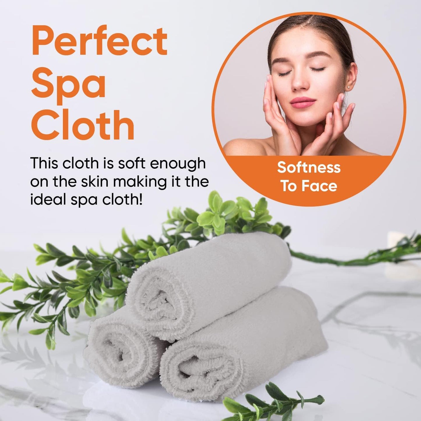 Superio Cotton Terry Washcloths Grey Towels 100% Cotton Cleaning Cloth 16" Rags Wash Clothes for Body and Face, Spa Towels, Multi Purpose (12, 12"x12")