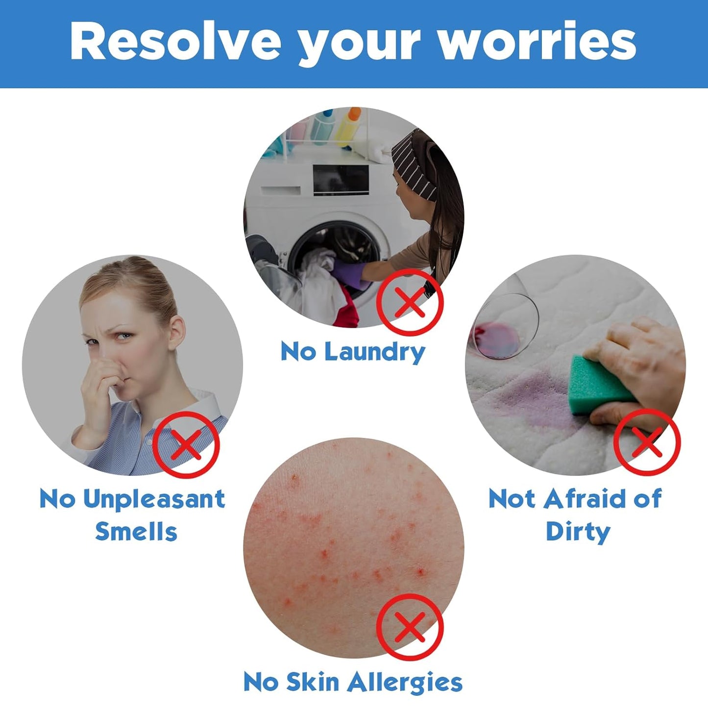 Tegeme 150 Pieces Disposable Massage Table Sheets 31" x 70" Waterproof Bed Sheets Non Woven Bed Cover for Massage Table Beauty Salons Tatto Spa Hotels(Blue)