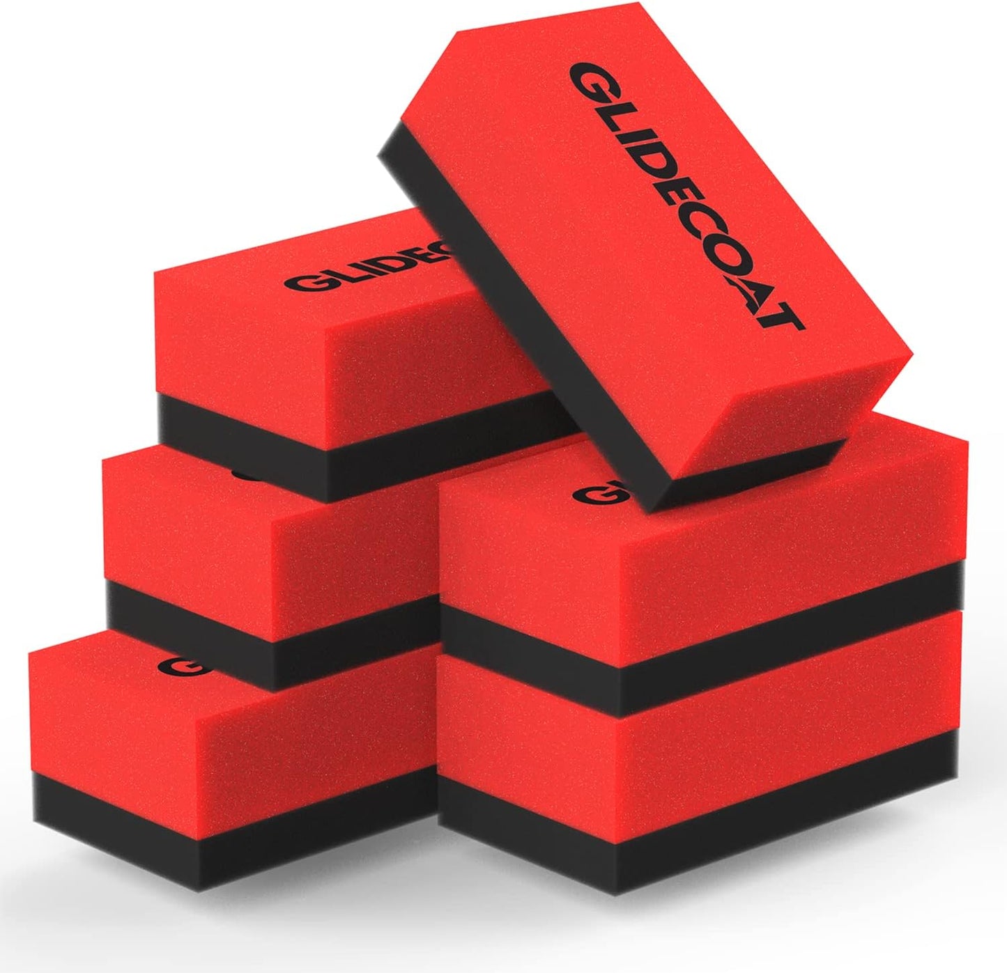 Glidecoat Ceramic Coating Applicator Sponges 6 Pack- Applicator Pads Detailing for Cars, Boats, Motorcycles, Motorhomes, and More - Non-Absorbing - Effortless Application On Any Vehicle! (6 Count)