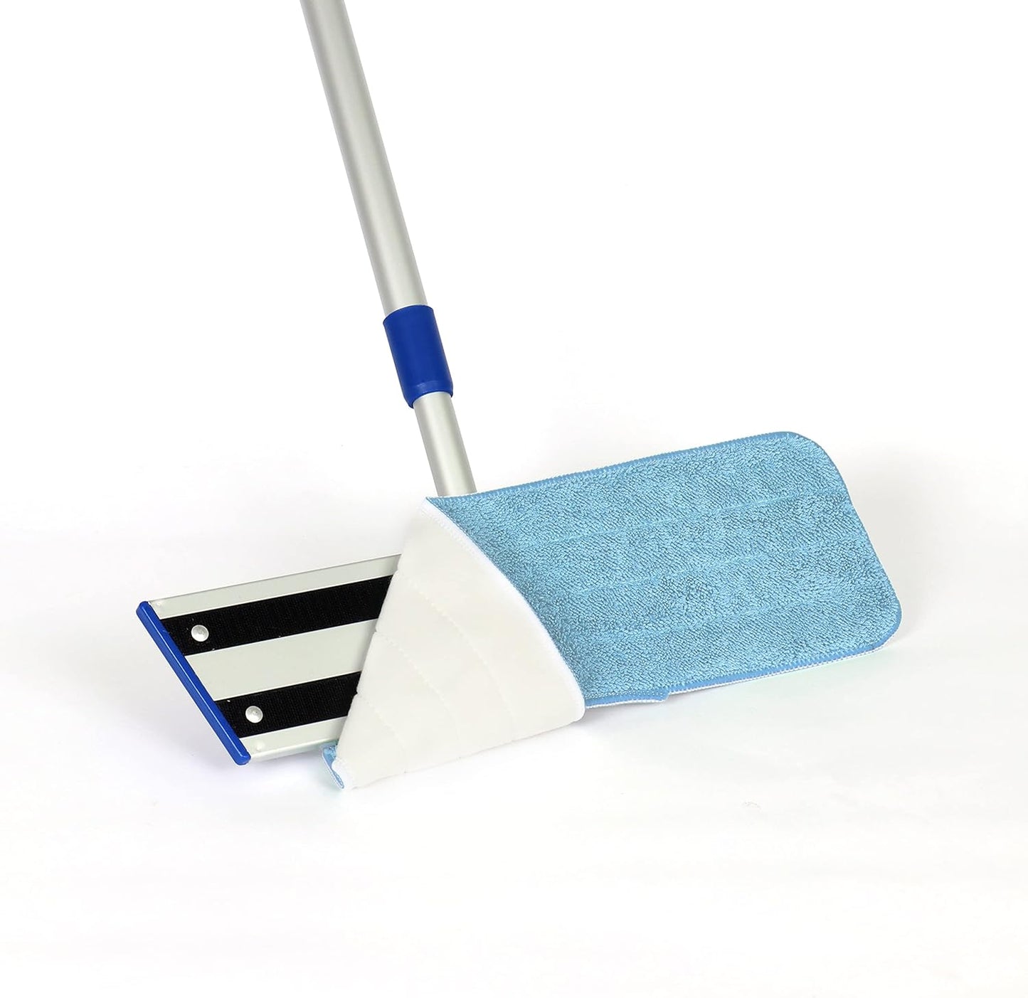 Arkwright Spray Mop Replacement Pads - (Case of 120) Bulk Microfiber Flat Dry and Wet Refill Mop Pads Floor Cleaning, Compatible with Bona and Rubbermaid, Fits All Mop Heads, 13 in, Blue