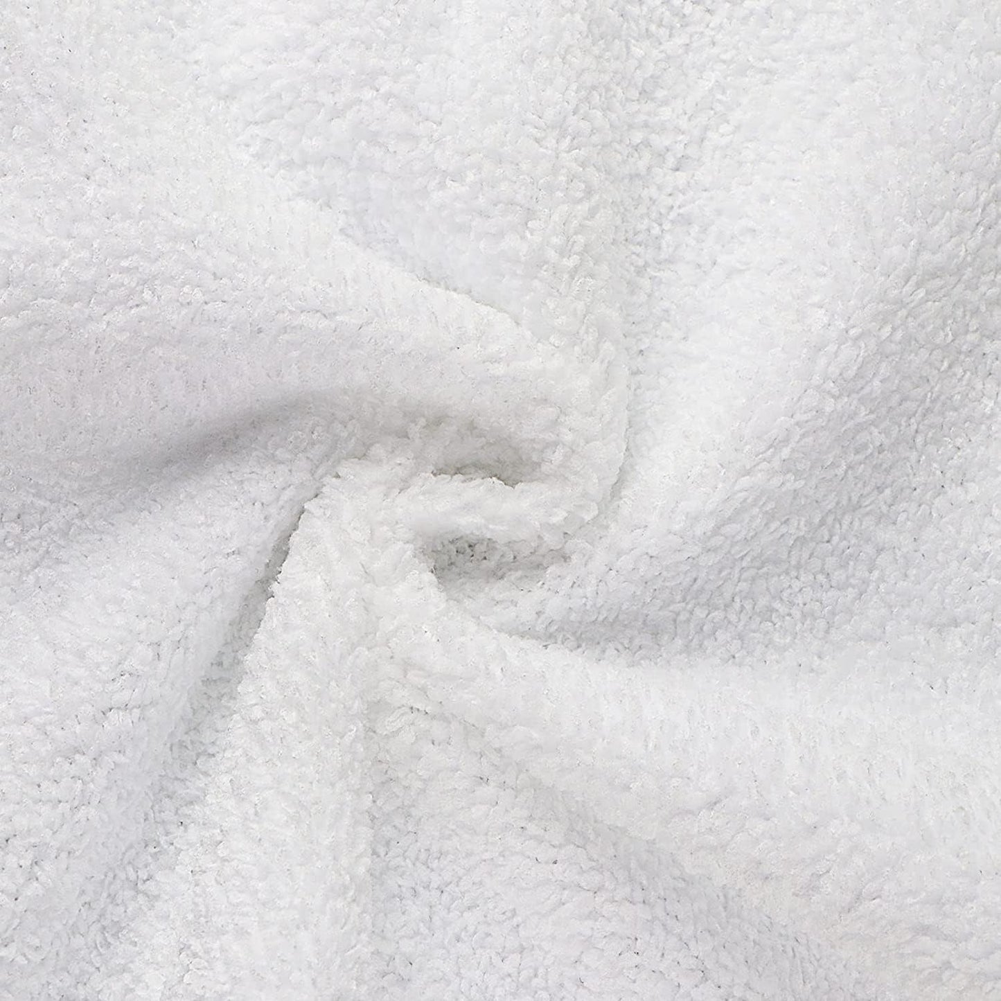 Orighty Microfiber Washcloths Bulk Towels Set 100 Pack, Highly Absorbent and Soft Feel Face Cloths, Multi-Purpose Wash Cloths & Hand Towels for Bathroom, Hotel, Spa, and Gym, 12x12 Inch, White