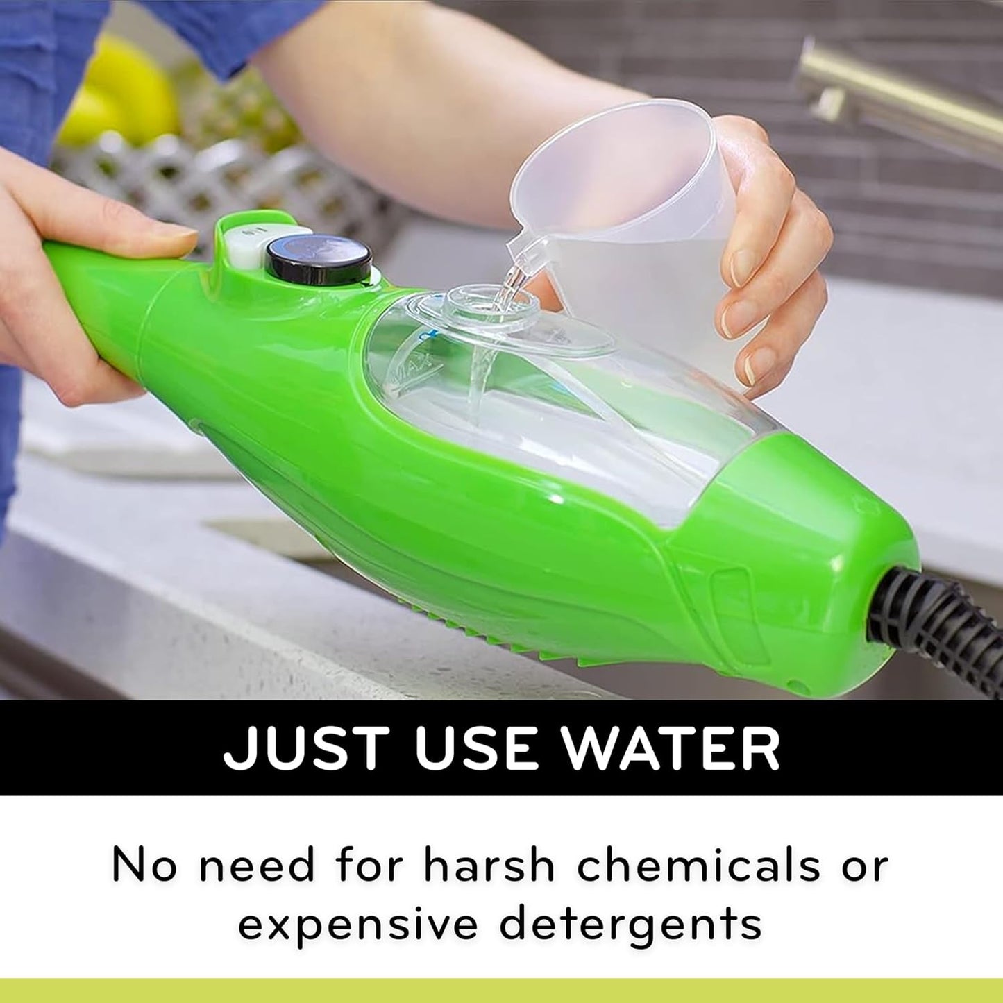 H2O X5 Steam Mop 5-in-1 DualBlast and Handheld Steamer Cleaner For Kitchen Tile Floors, Floor Steamer, Hardwood Floors, Grout Cleaner, Upholstery Cleaner and Carpets