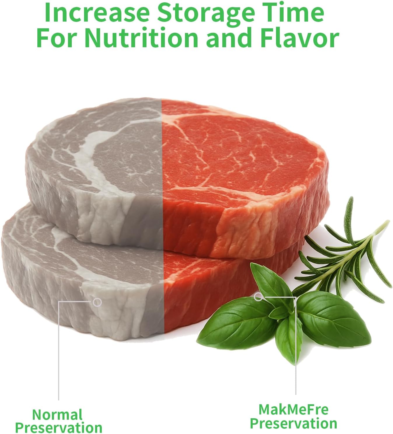 MakMeFre 300 Bags 100 of Each Size Plus Quart 10"x13" and Quart 8"x12" and Pint 6"x10" BPA Free Sous Vide Seal a Meal Commercial Grade Vacuum Seal PreCut Combo Pack Bag