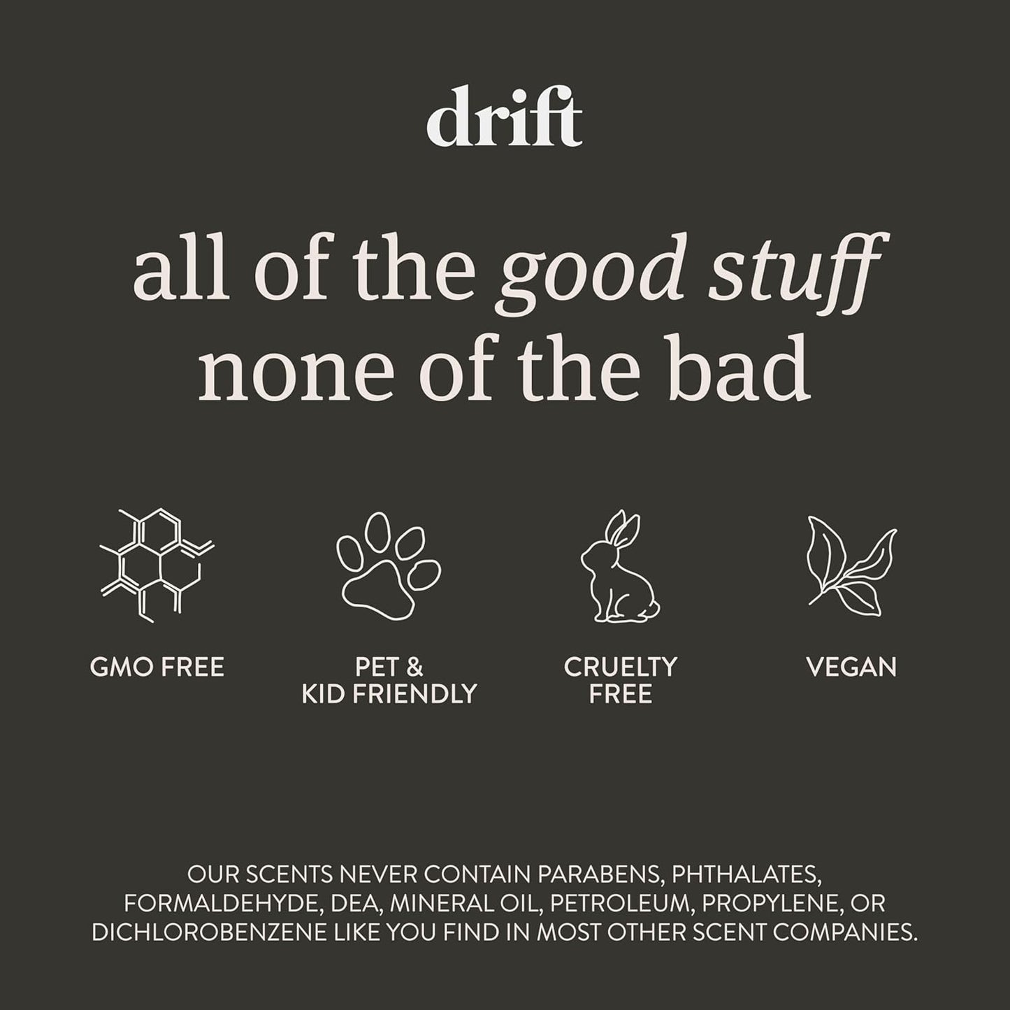 Drift Car Air Freshener - Stone Air Freshener Car Odor Eliminator - Long Lasting Scent - Auto Accessories - Metal Clip - Essential Oils - Clean Ingredients - Open Air Scent Starter Kit