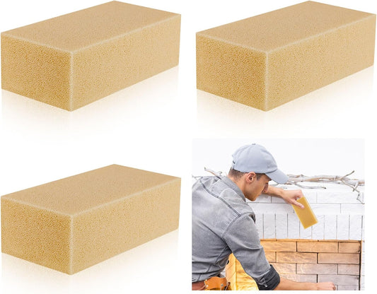 Tessco for you 3 Pcs Reusable Soot Eraser Sponge for Dry Cleaning - Effective Soot Remover for Pet Hair, Dust, and Dirt on Painted Walls, Books, and Car Interiors