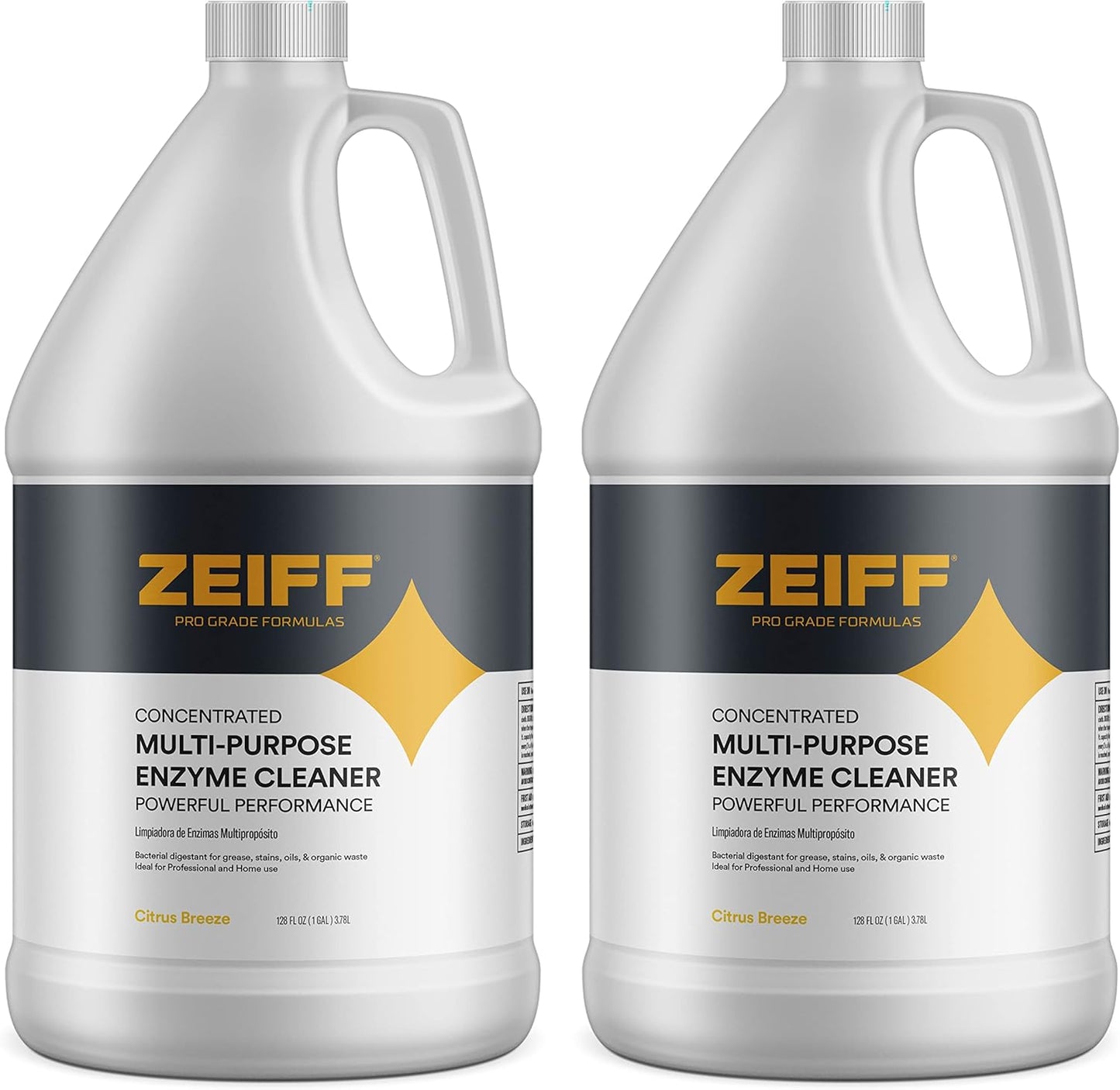 Pro-Grade Multi-Purpose Probiotic Enzyme Cleaner - Pet Stain and Odor Remover, Drain Cleaner - Powerful Cleaning & Odor Eliminating Formula For Professional & Home Surfaces - 1 Gallon