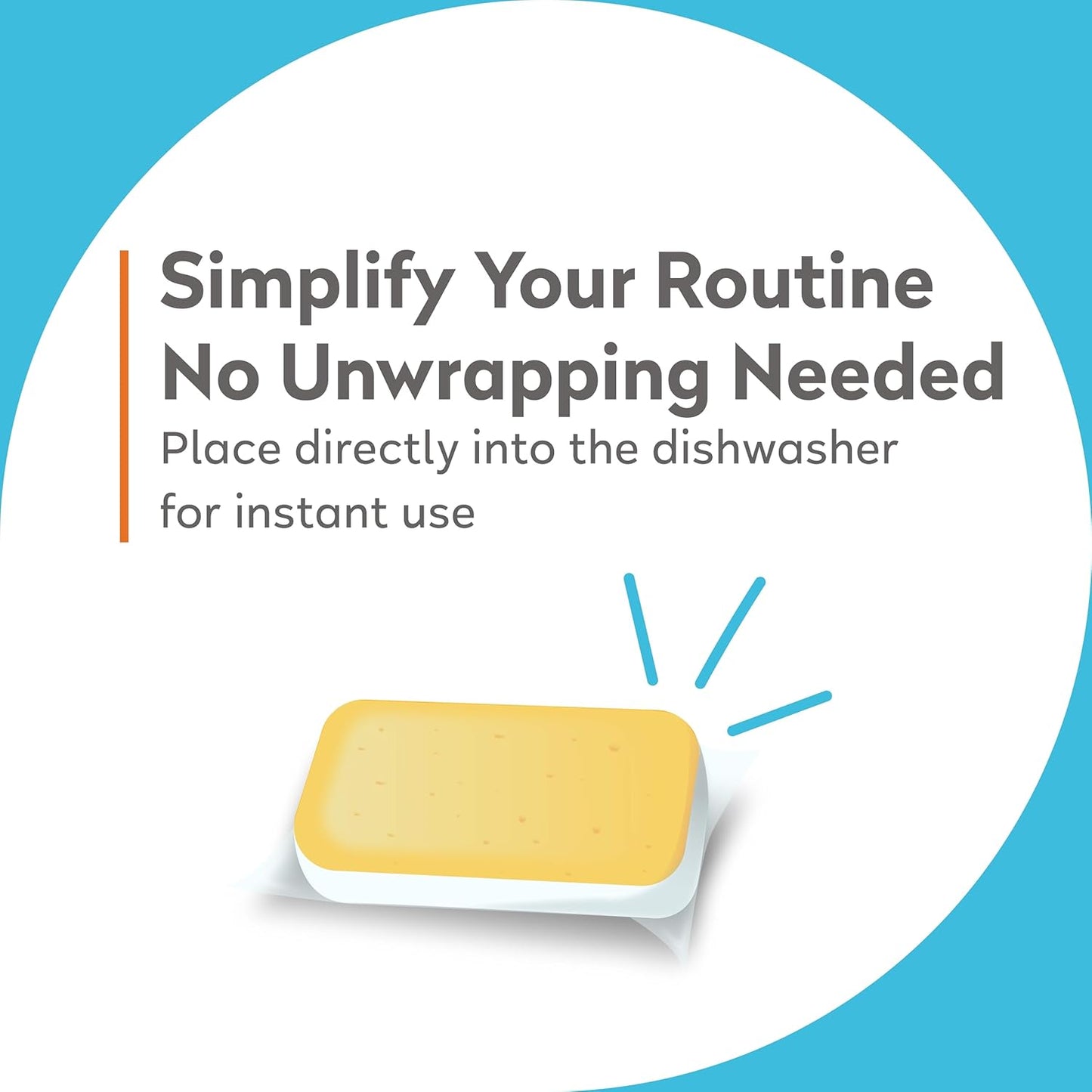 Orange House Plant Based Dishwasher Tabs 56 Count | 100% Food Grade Orange Oil, Deep Clean, Eco-Friendly, No Synthetic Fragrance, No Harmful Chemical, Paper Packaging