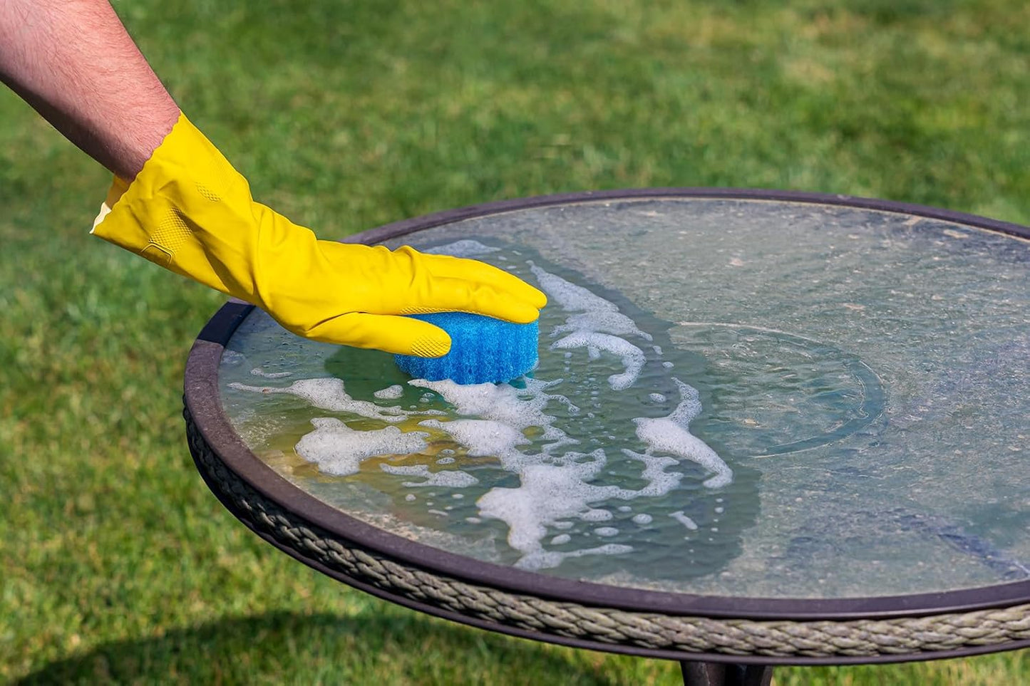 Used by Humans™ High-Performance Dish Sponge Set – Scratch-Free Scrubber for Kitchen & Bathroom, Flexible, Odor Resistant, Reusable, Deep Cleaning Power – Cleans Like a Dream™