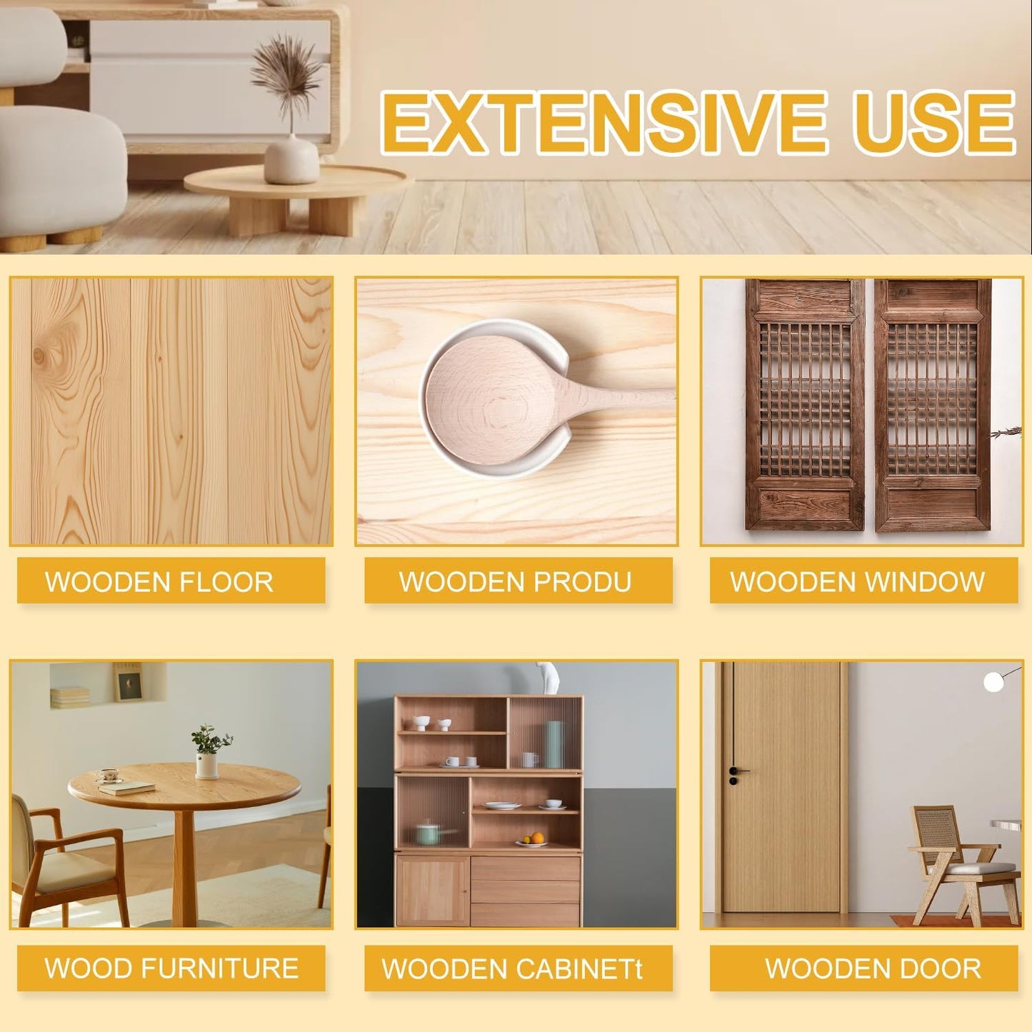 2PCS Natural Beeswax Care Spray & Restorer, The Original Beeswax Spray, Wood Seasoning Beewax For Furniture Floor, for Furniture, Floor, Tables, Cabinets