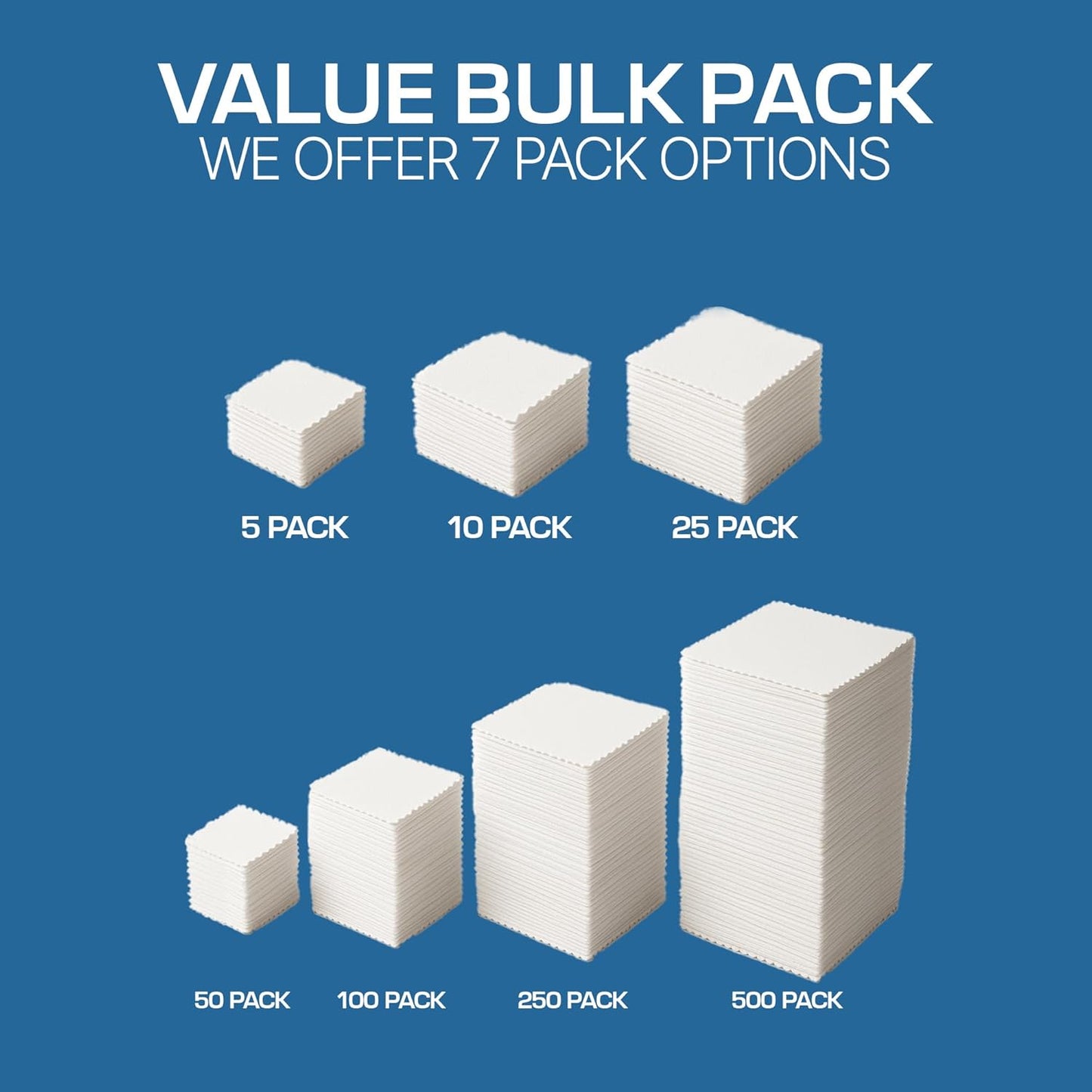 Ships Next Day, Made in USA - Customizable Microfiber Cleaning Cloth - Perfect Eyeglass Cleaner Promotional Gift - Premium Microfiber Lens Wipes - Logo or Image Printed (100 Pack) Double Sided