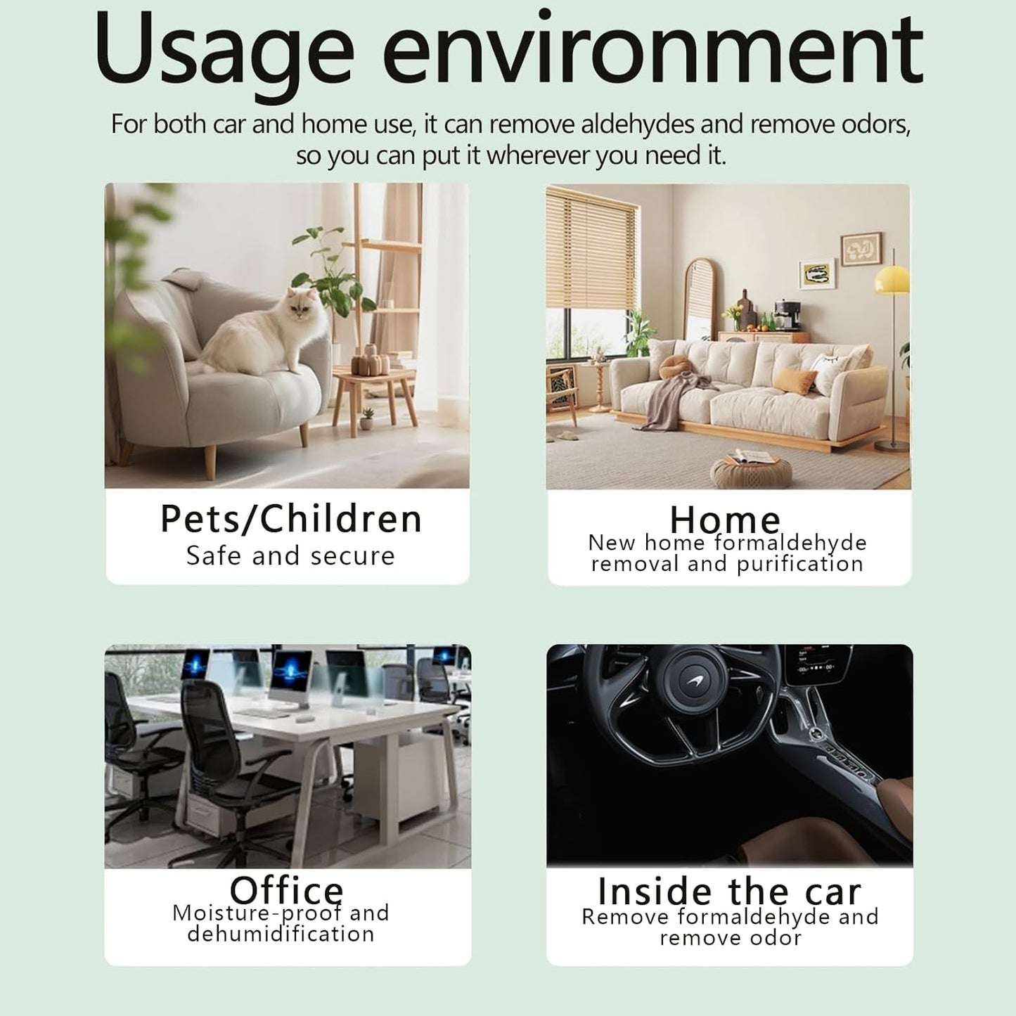 10 Pack Activated Charcoal Odor Absorbe Trash Can Deodorizer, Car Air Freshener, Shoe Deodorizer, Odor Eliminators For Storng Odor,50g/pack