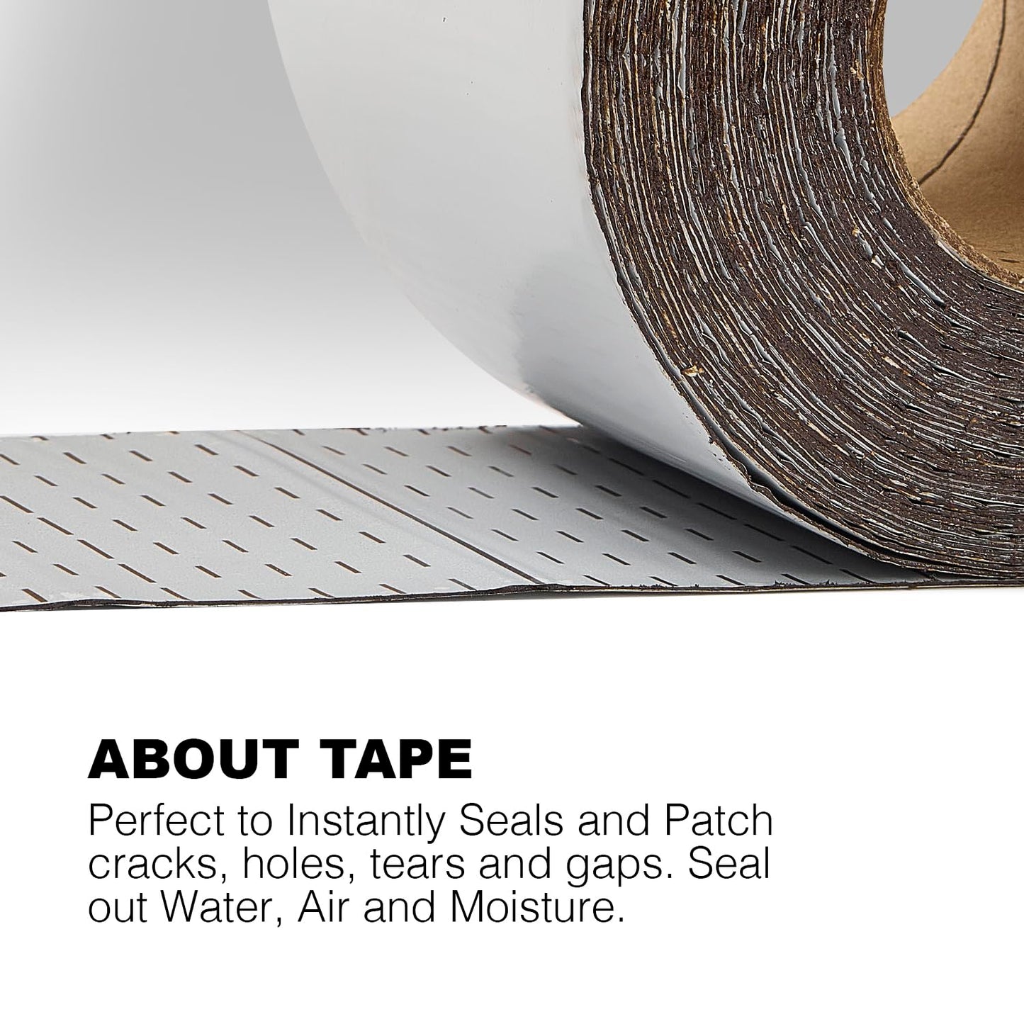 White RV Roof Sealant Tape, 6" x 10' Waterproof Repair Seal Tape – Extra Thick, UV-Resistant, Weatherproof Patch for Permanent Leak Sealing on RVs, Trailers, and Mobile Homes