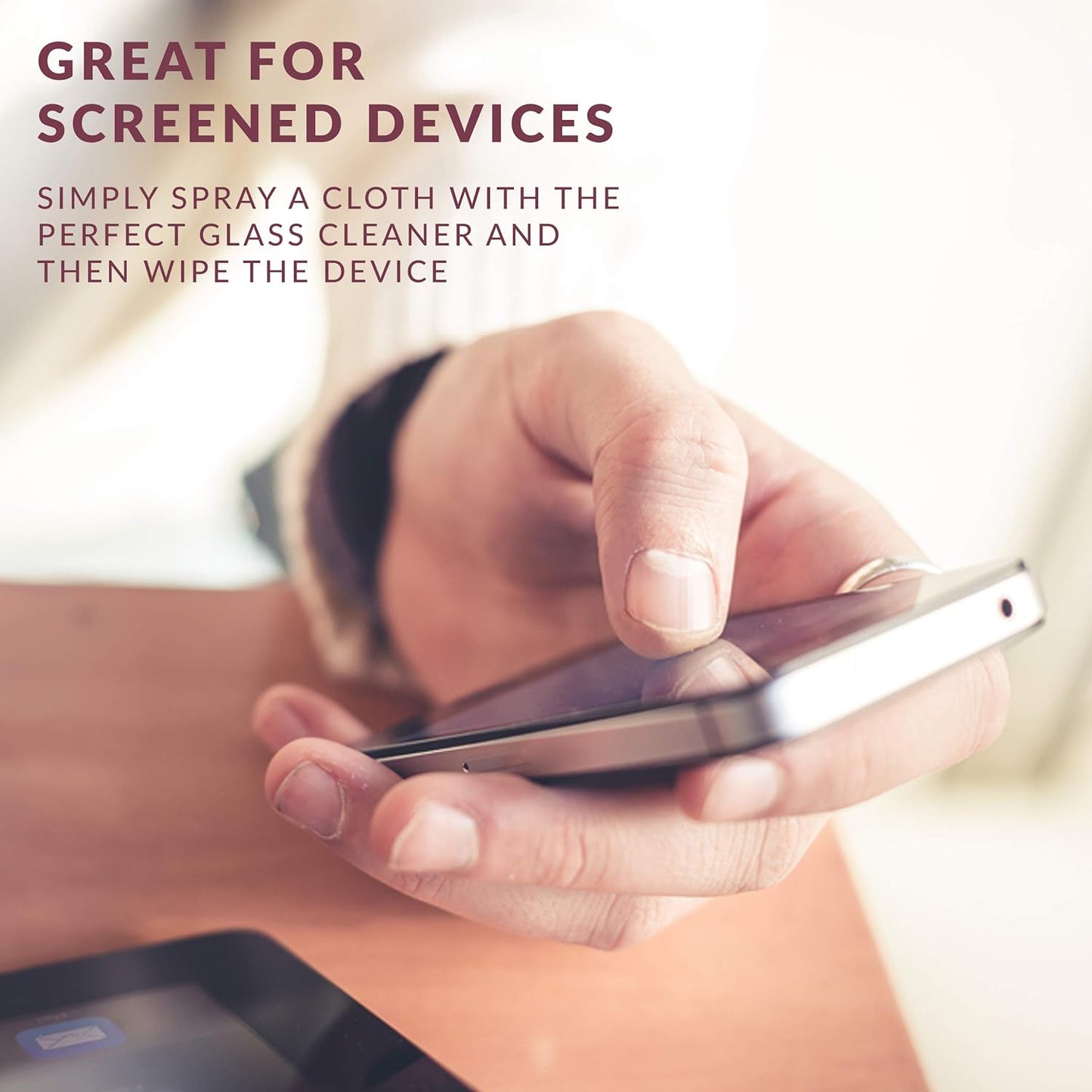 HOPE'S Perfect Glass Cleaner, Streak-Free, Ammonia-Free Window, Mirror, Screen, and Shower Door Cleaner, Indoor and Outdoor Glass Surfaces, 32 Fl Oz Spray Bottle and 67.6 Fl Oz Refill, Pack of 4