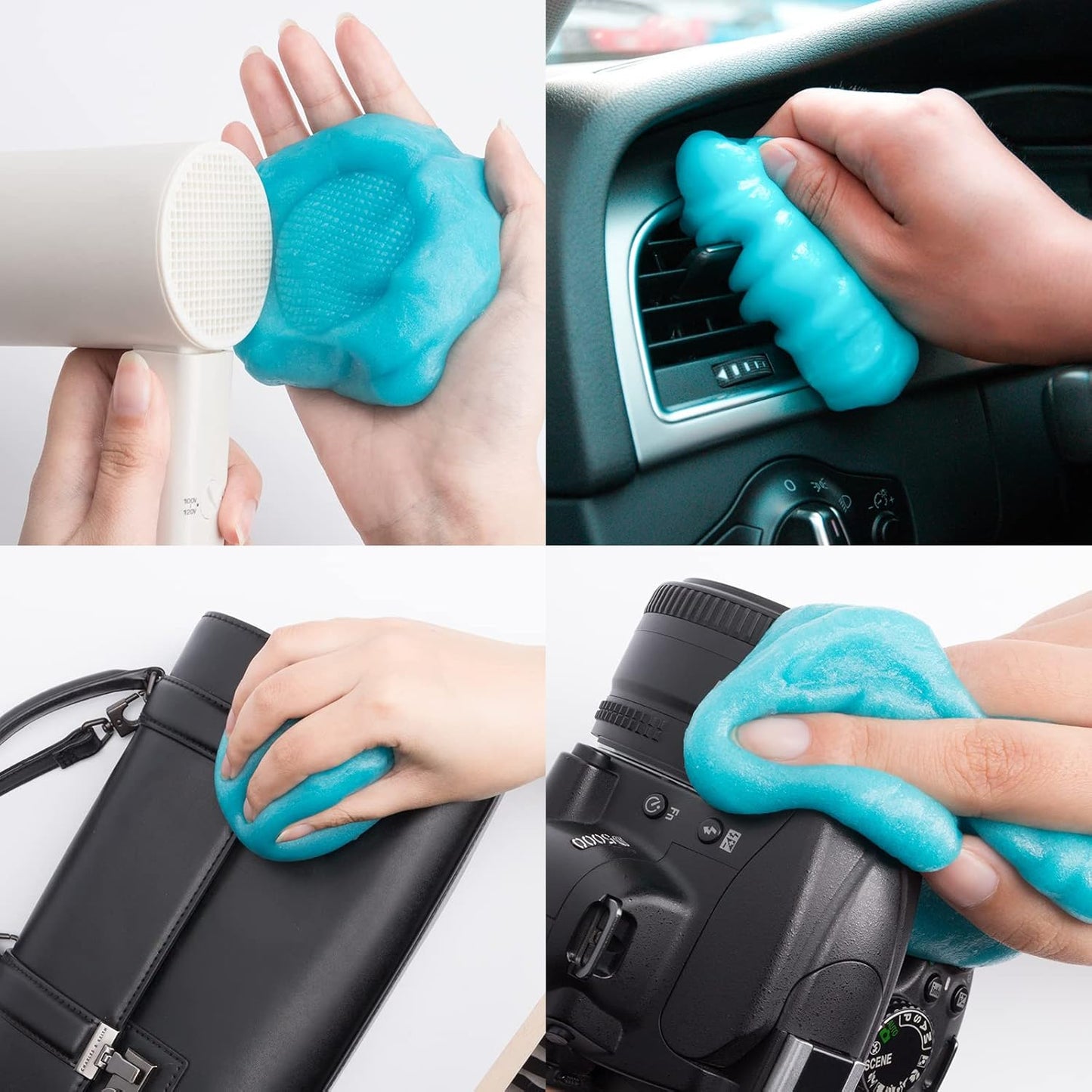 CLICK CLEAN Keyboard Cleaning Gel, 7oz Universal Cleaning Gel for Keyboards Electronics Dust Cleaner for Car, Laptop, Air Vents