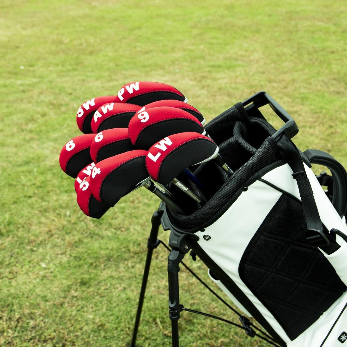 Golf Iron Covers for Golf Clubs Neoprene Golf Iron Cover Set 11pcs/10pcs Golf Iron Headcovers Golf Club Head Covers Fit All Brands