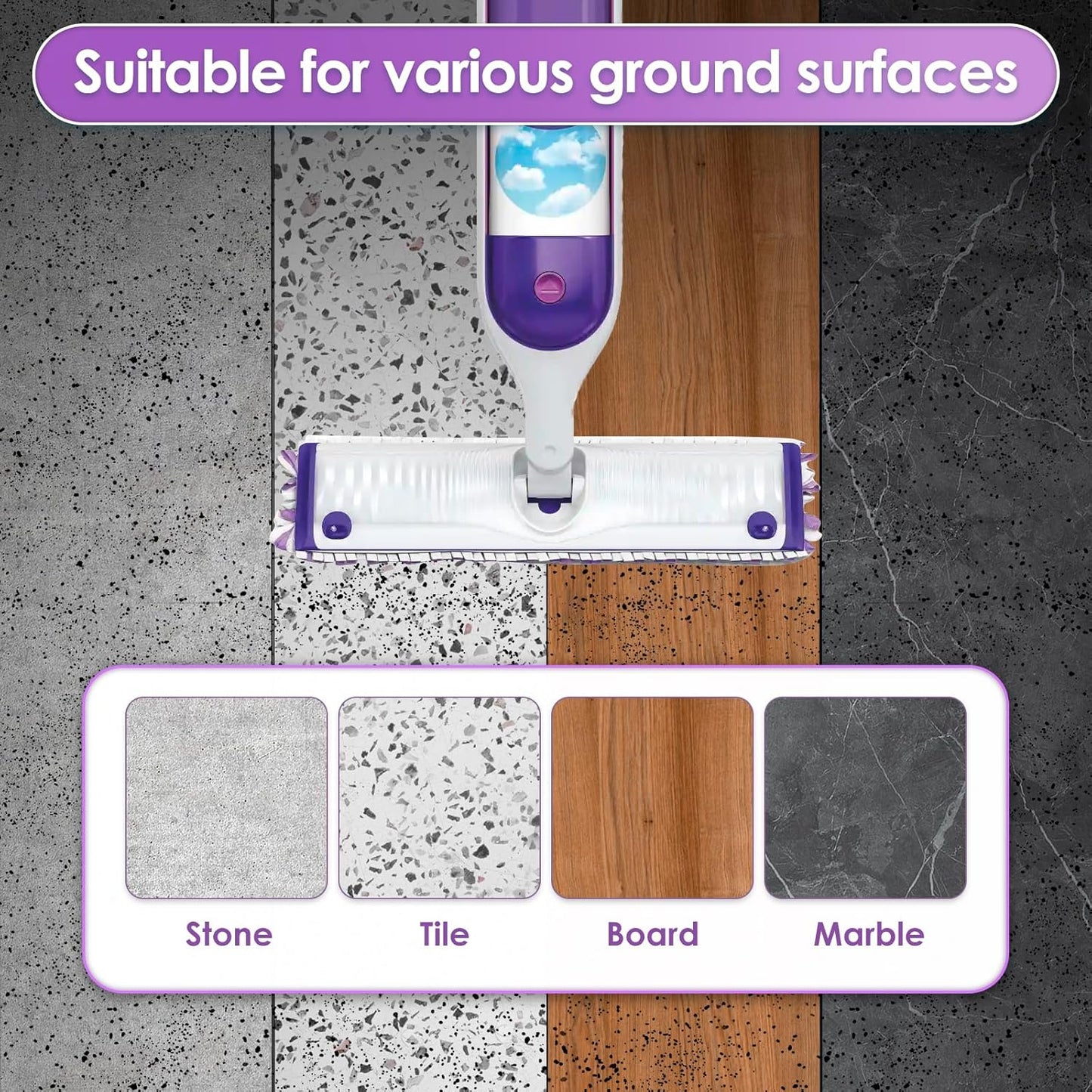 (15 Pack) PowerMop Replacement Power Mop Pads for Swiffer PowerMop, Disposable PowerMop Mopping Pad Refills Compatible with Swiffer PowerMop, Multi-Surface Mop Pad Refills for Floor Cleaning