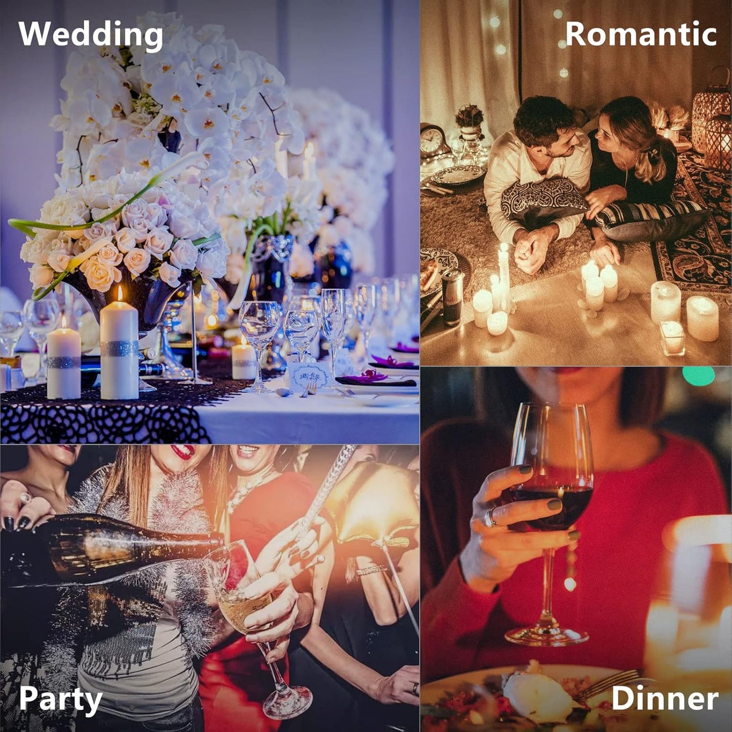 5Pcs Stainless Steel Candle Wick Trimmer Set, Black Candle Wick Trimmer, Candle Wick Dipper, Candle Wick Snuffer and USB Rechargeable Candle Lighter for Candle Lovers(Black)