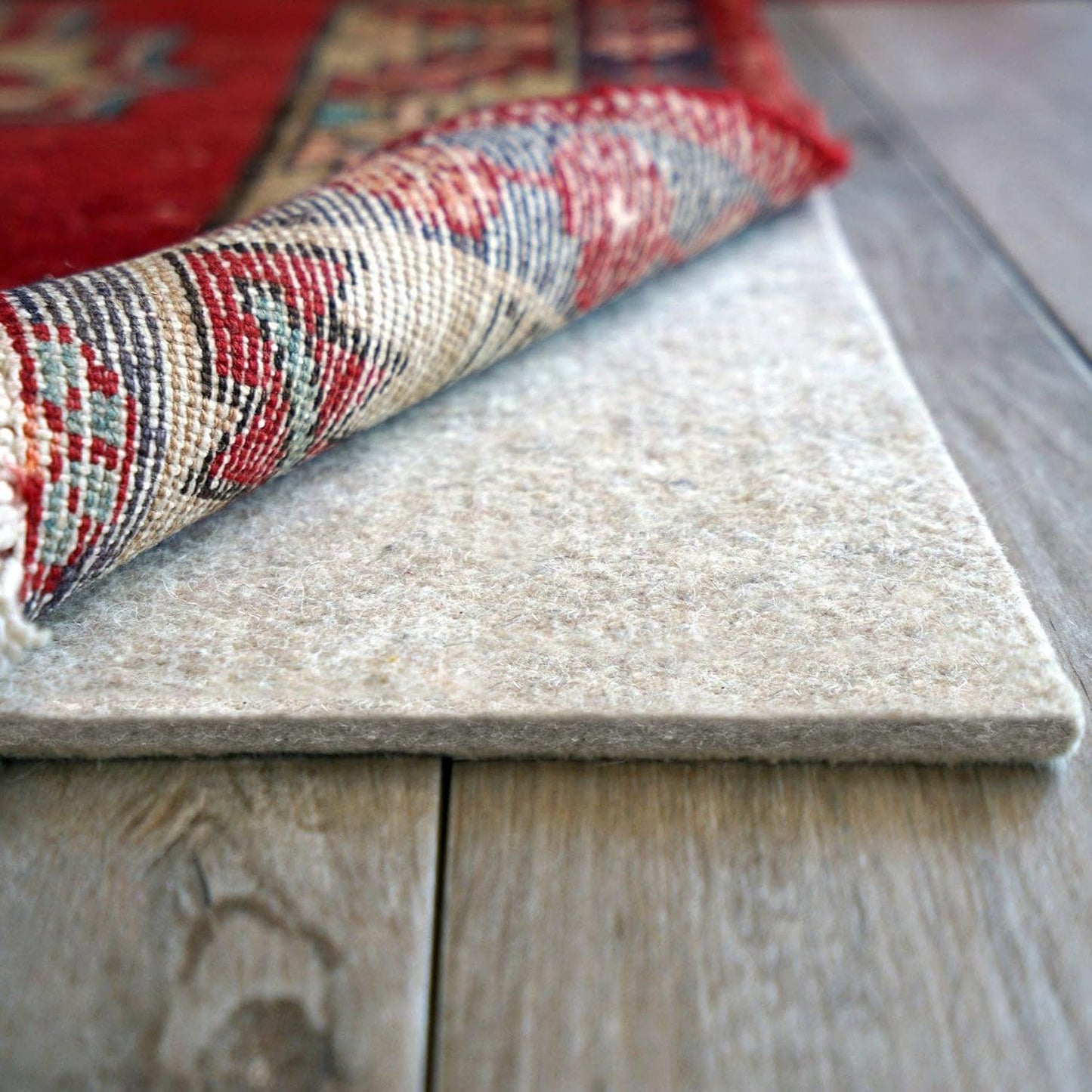 RUGPADUSA - Eco-Plush - 10'x12' - 1/4" Thick - 100% Felt - Premium Cushioned Rug Pad - Available in 3 Thicknesses, Many Custom Sizes