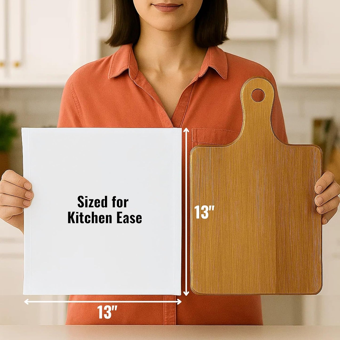 Dish Cloths Cotton| Kitchen Wash Cloth| Shop Towels Absorbent and Lint Free Flour Sack| Dishcloths for Kitchen Washing Dishes|Thick Absorbent Quick Dry Dish Rags | 50 Pack 13"x13" White