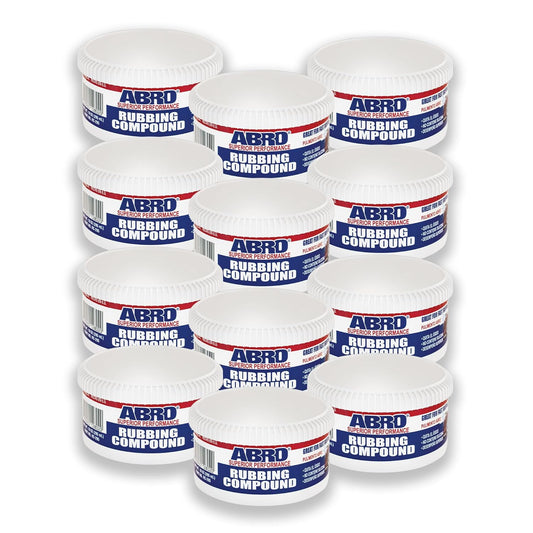 ABRO Superior Performance Rubbing Compound, 10 oz., Buffing Compound for Oxidized Finishes, Smooth, Reflect, Clean