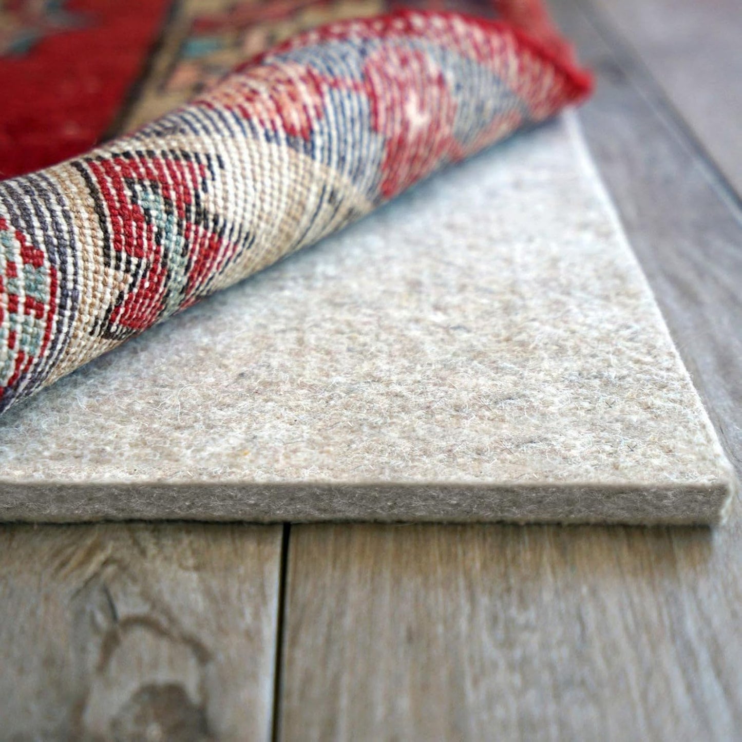 RUGPADUSA - Eco-Plush - 10'x12' - 3/8" Thick - 100% Felt - Extra Cushioned Rug Pad - Available in 3 Thicknesses, Many Custom Sizes