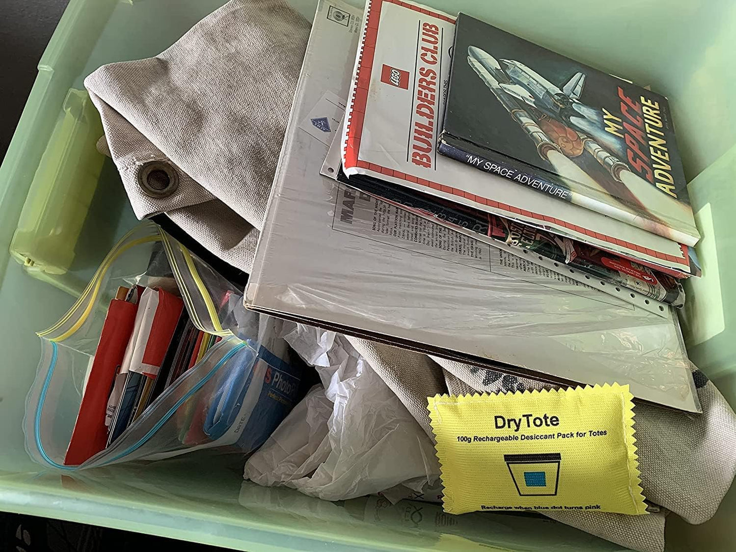 100g Rechargeable Desiccant Pack of 10 - Moisture Absorbing Bag - Silica Gel Desiccant Dehumidifier for Storage Bins and Totes