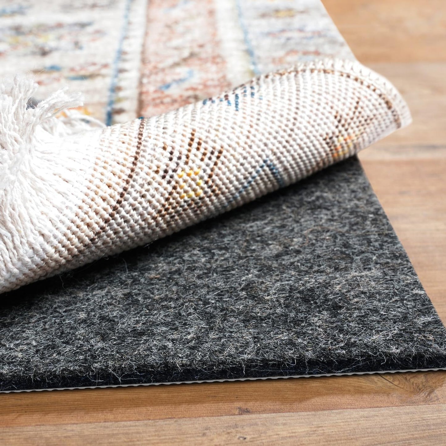 BAGAIL Felt and Natural Rubber Backing Rug Pads 1/8” Thick, 2.5 x 9.5 Ft Non Slip Rug Gripper Keep Rugs in Place, Under Area Rug Protective Cushioned Pads, Carpet Runners, Hardwood Floors Protection