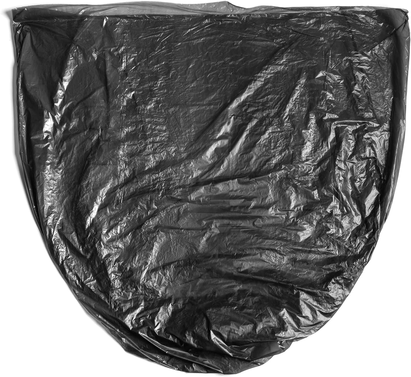 Aluf Plastics High Density Trash Bags, 16 Gallon, 1000 Count, 6 Micron (eq), 24" x 33", Black, for Bathroom, Office, Industrial, Commercial, Janitorial, Municipal, Recycling
