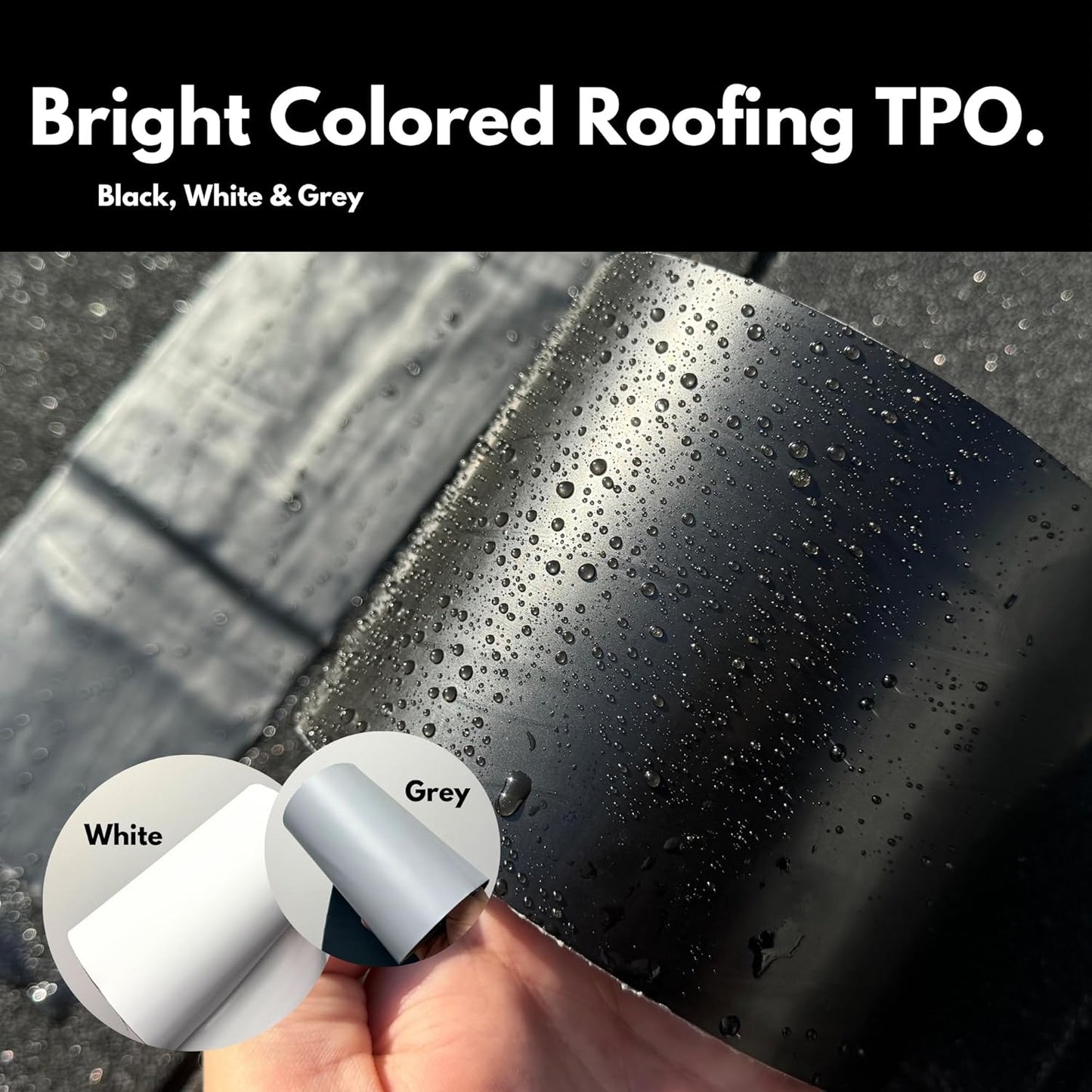 HSS Sealant Tape with MicroSealant - Waterproof Commercial Roofing Tape for Roof and RV Repair - UV- & Weatherproof - Black - 4 inch x 25 feet