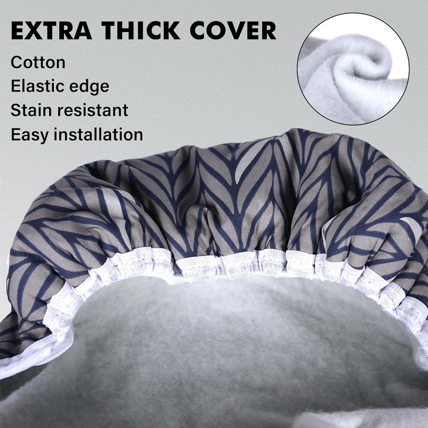 Ironing Board Full Size, Metal Construction Iron Board with Extra Thick Heavy Duty Padded Cover, Stable Structure, Anti-Skid Feet