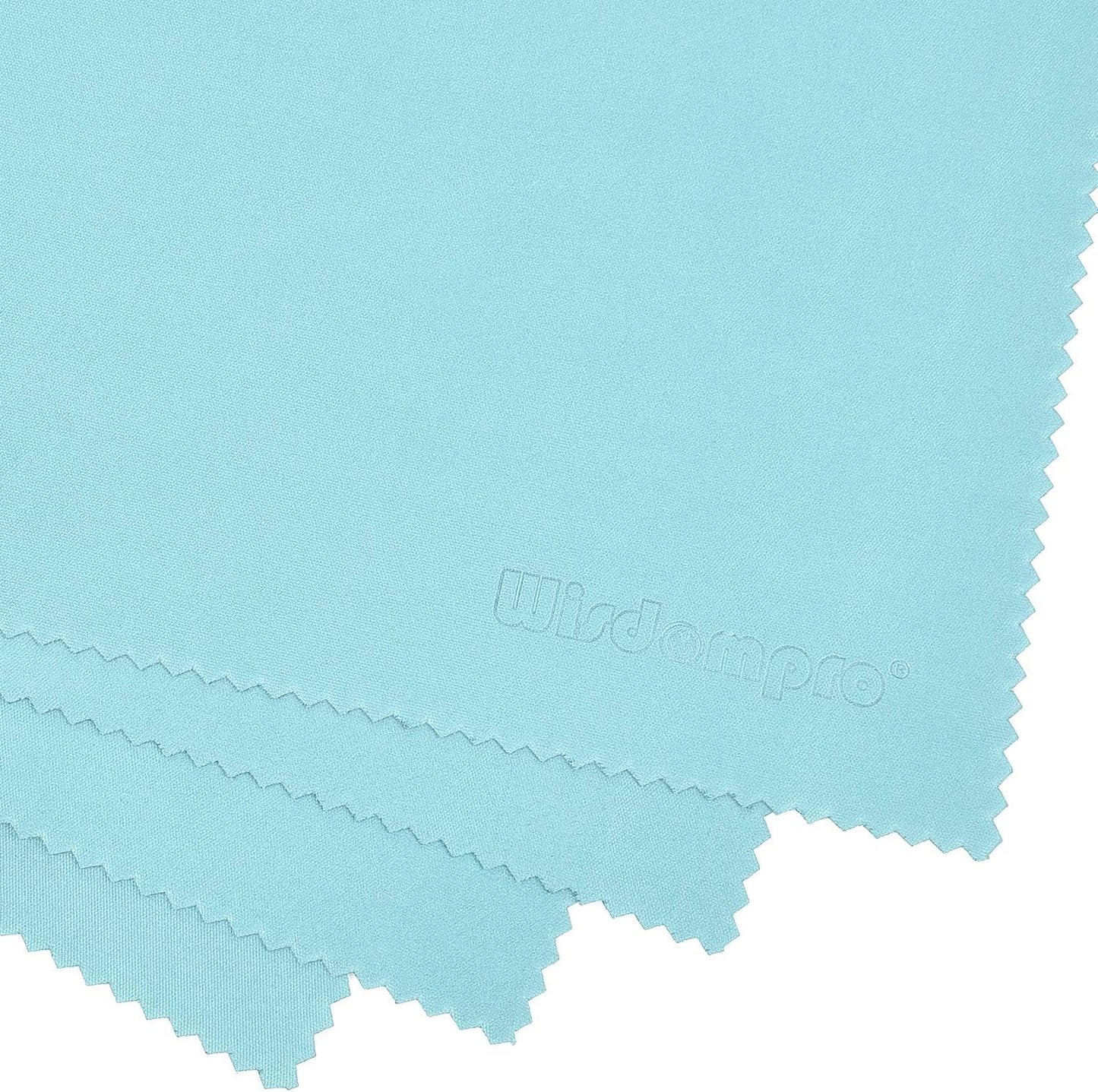 Wisdompro Extra Large 4-Pack Microfiber Cleaning Cloth For Laptop, LCD TV, Computer Screen, Monitor, Tablet, Camera Lens, Glass, Lenses, Phone, iPhone, iPad, other Delicate Surface - Mint (16x16 Inch)