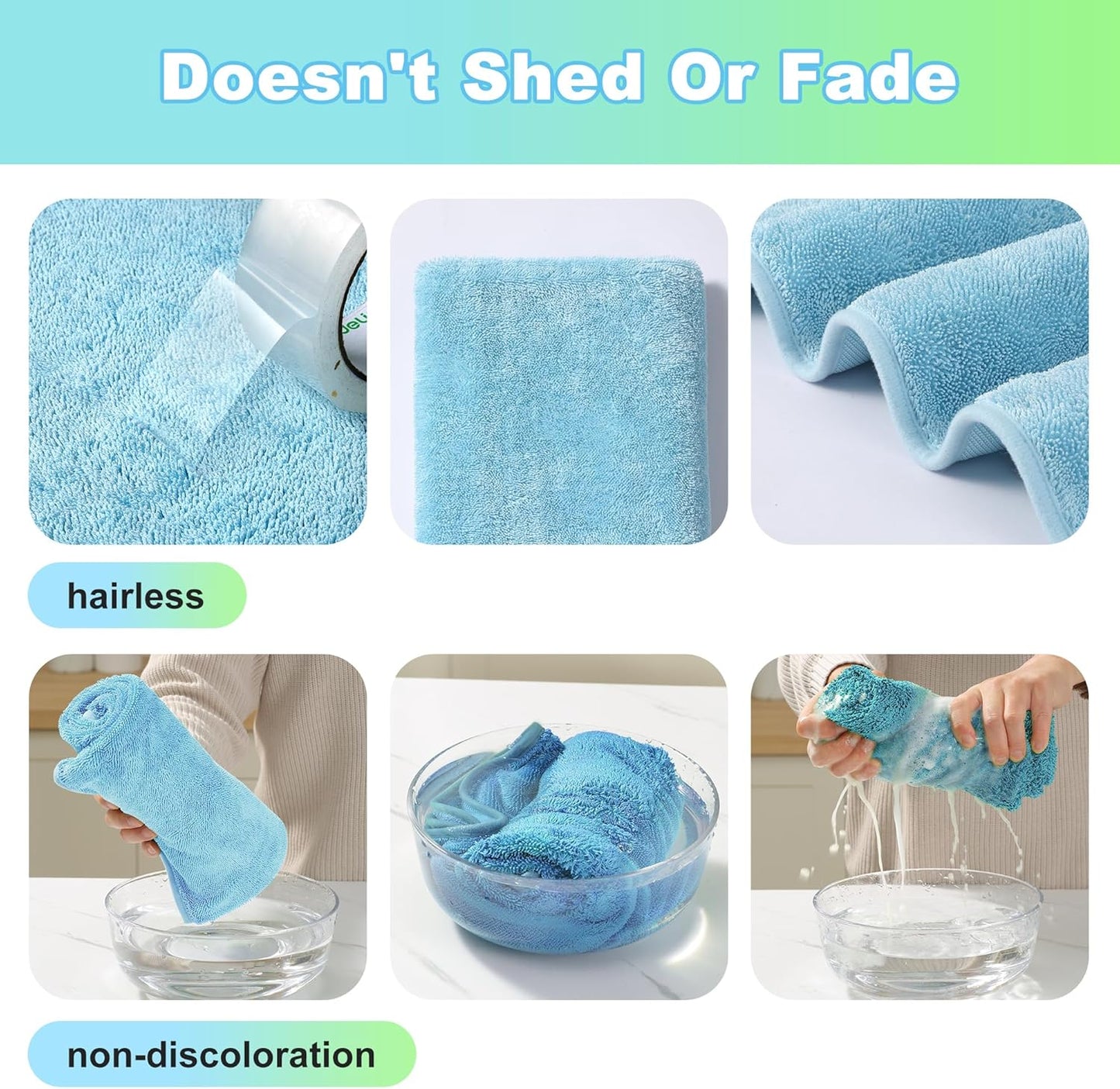 JOYMOOP Microfiber Towels for Cars, 35.4" x 23.6" Car Drying Towel, Blue Reusable Car Towel, Quick Drying Car Microfiber Cleaning Cloth for RVs, SUVs, Trucks