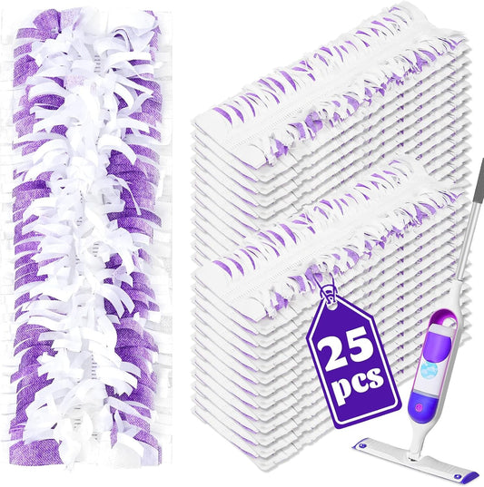 25 Pack Disposable Mop Pads for Swiffer Power Mop Pads, Replacement for Swiffer Power Mop Refills Compatible with Swiffer Power Mop Pads, Multi-Surface Mop and PowerMop Wood Mop Floor Cleaning