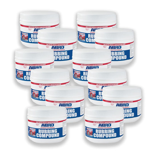 ABRO Superior Performance Rubbing Compound, 32 oz., Buffing Compound for Oxidized Finishes, Smooth, Reflect, Clean