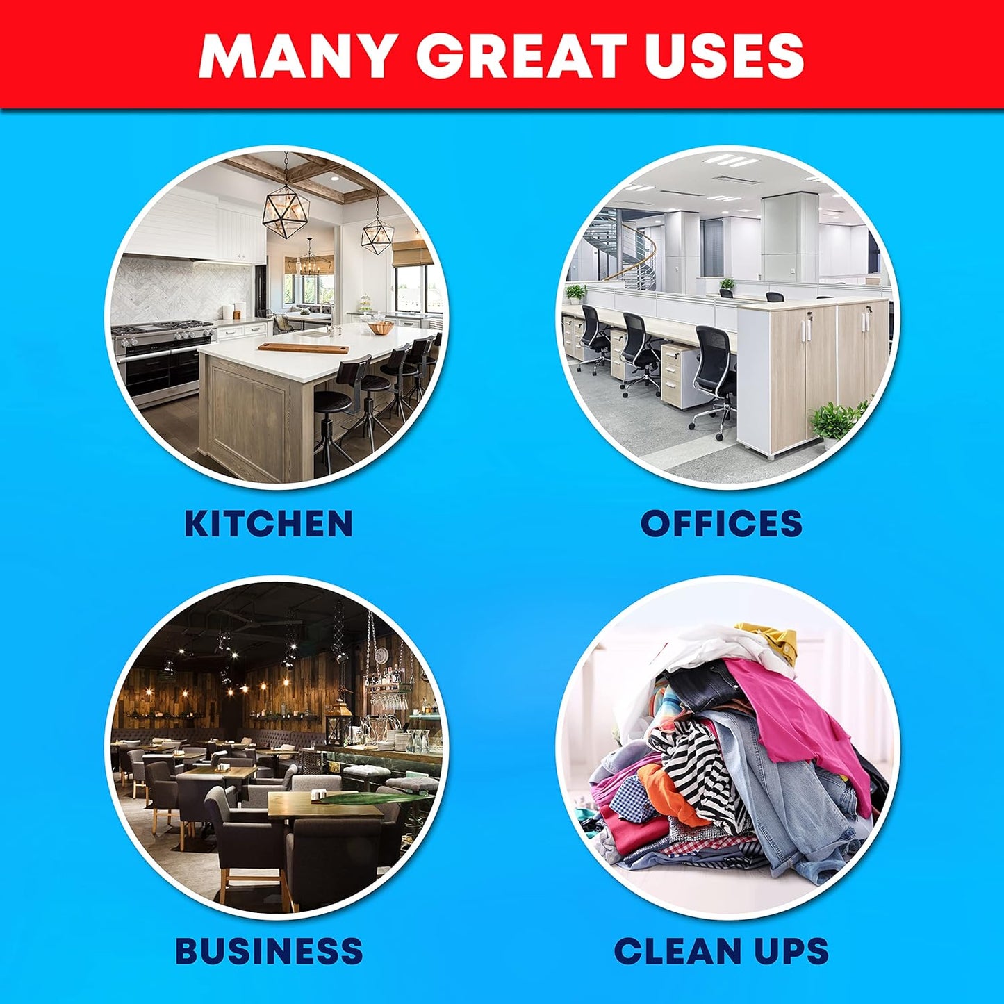 30-33 Gallon Trash Bags Heavy Duty (100 Bags w/Ties Value Pack), Large Black Trash Bags 30 Gallon - 32 Gallon