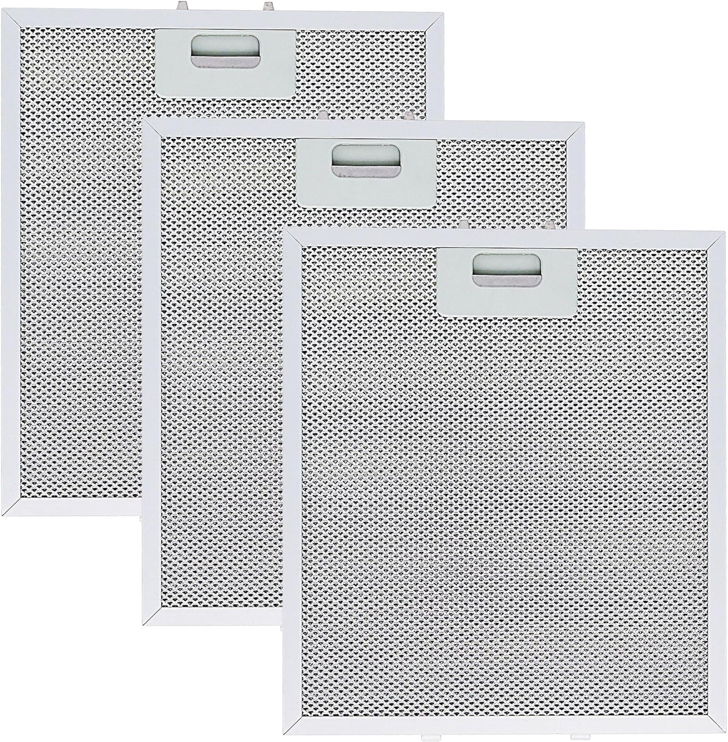 𝑼𝒑𝒅𝒂𝒕𝒆𝒅 W10169961A Aluminum Range Hood Filters Replacement 3 Pack 10.5 x 12 Inch by Wadoy, 3-Layer Aluminum Mesh Range Hood Filter Metal Slip Joints Compatible with Whirl-pooll