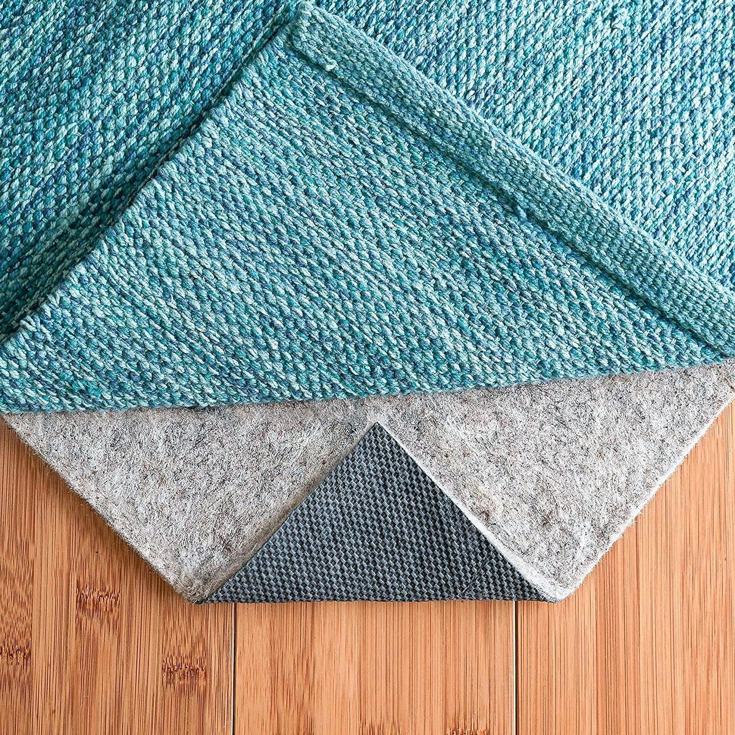 RUGPADUSA - Dual Surface - 2'x7' - 1/4" Thick - Felt + Rubber - Non-Slip Backing Rug Pad - Safe for All Floors