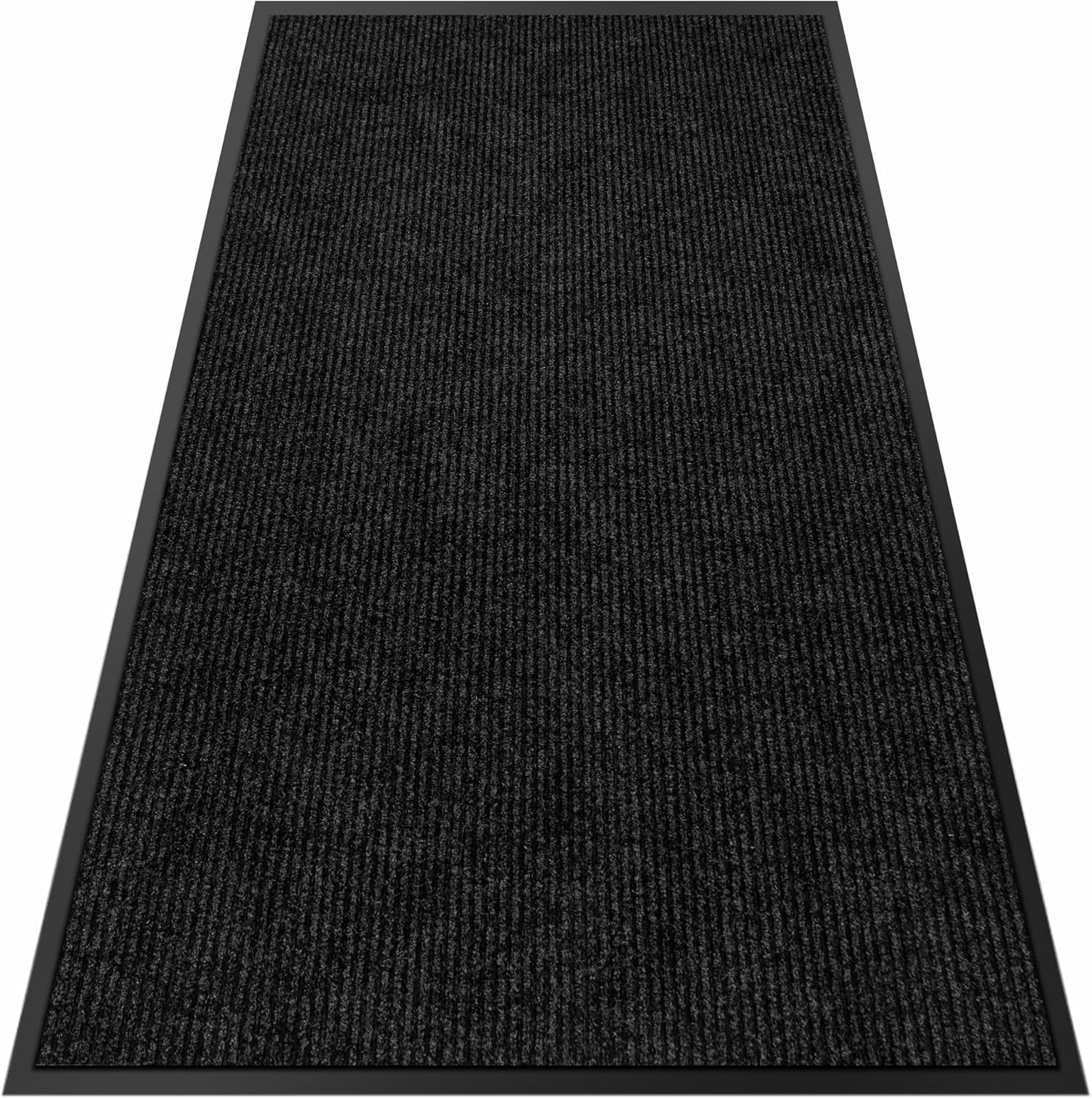 3′ x 6′ Front Door Mat Indoor Outdoor Entrance, Commercial Floor Mat Heavy Duty Dirt Trapper Entryway Doormat, Custom Size Non Slip Rubber Backing Welcome mat, Door Mat for High Traffic Area