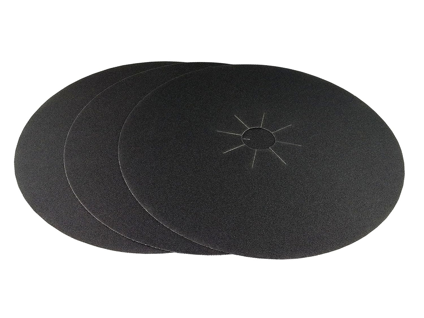 Starcke 16'' x 2'' Silicon Carbide Slotted Edger Floor Sanding Discs (10 Pack, 100 Grit)