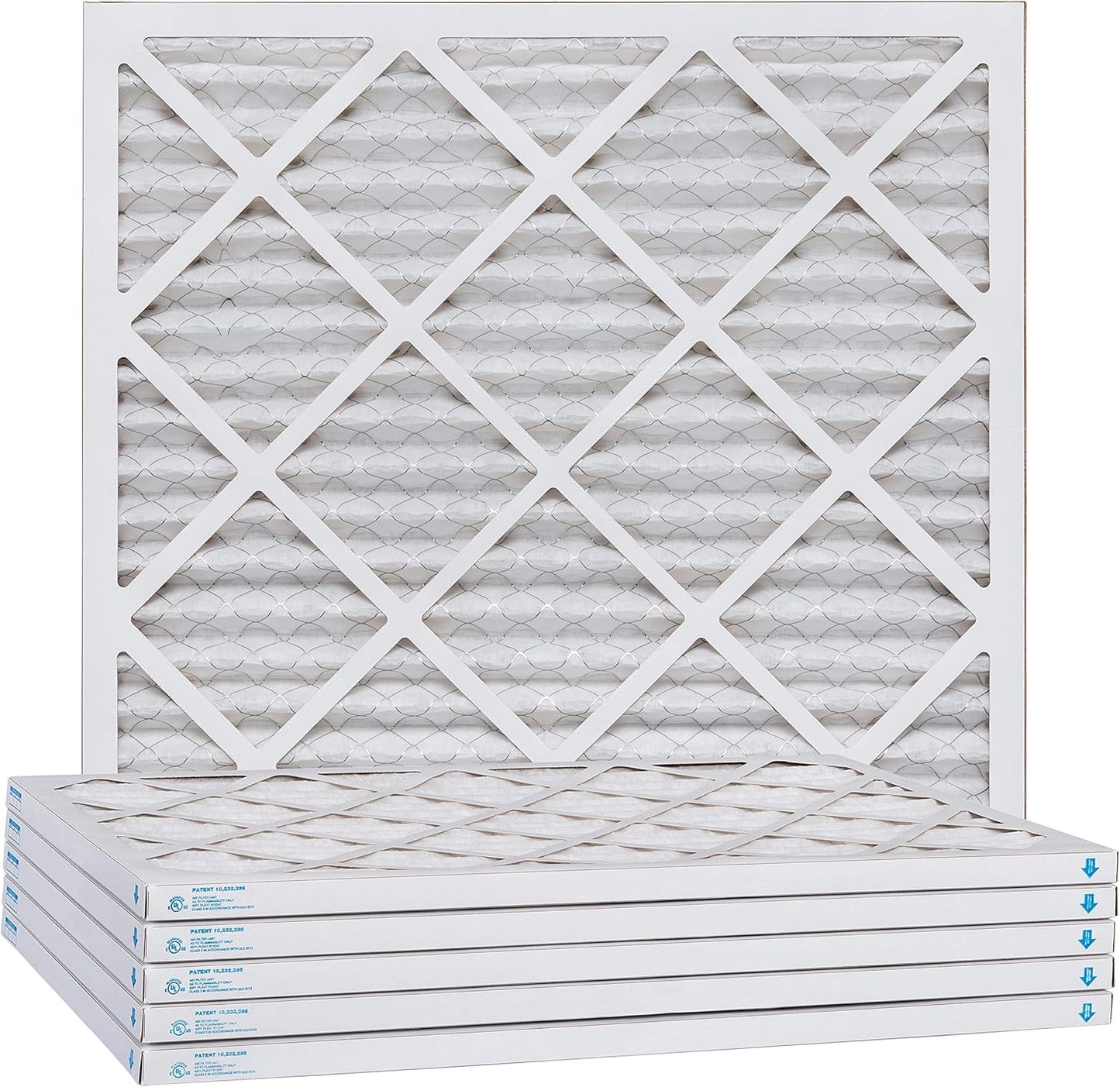 Aerostar 8x8x1 MERV 11, Pleated Air Filter, 8x8x1, Box of 6, Made in the USA